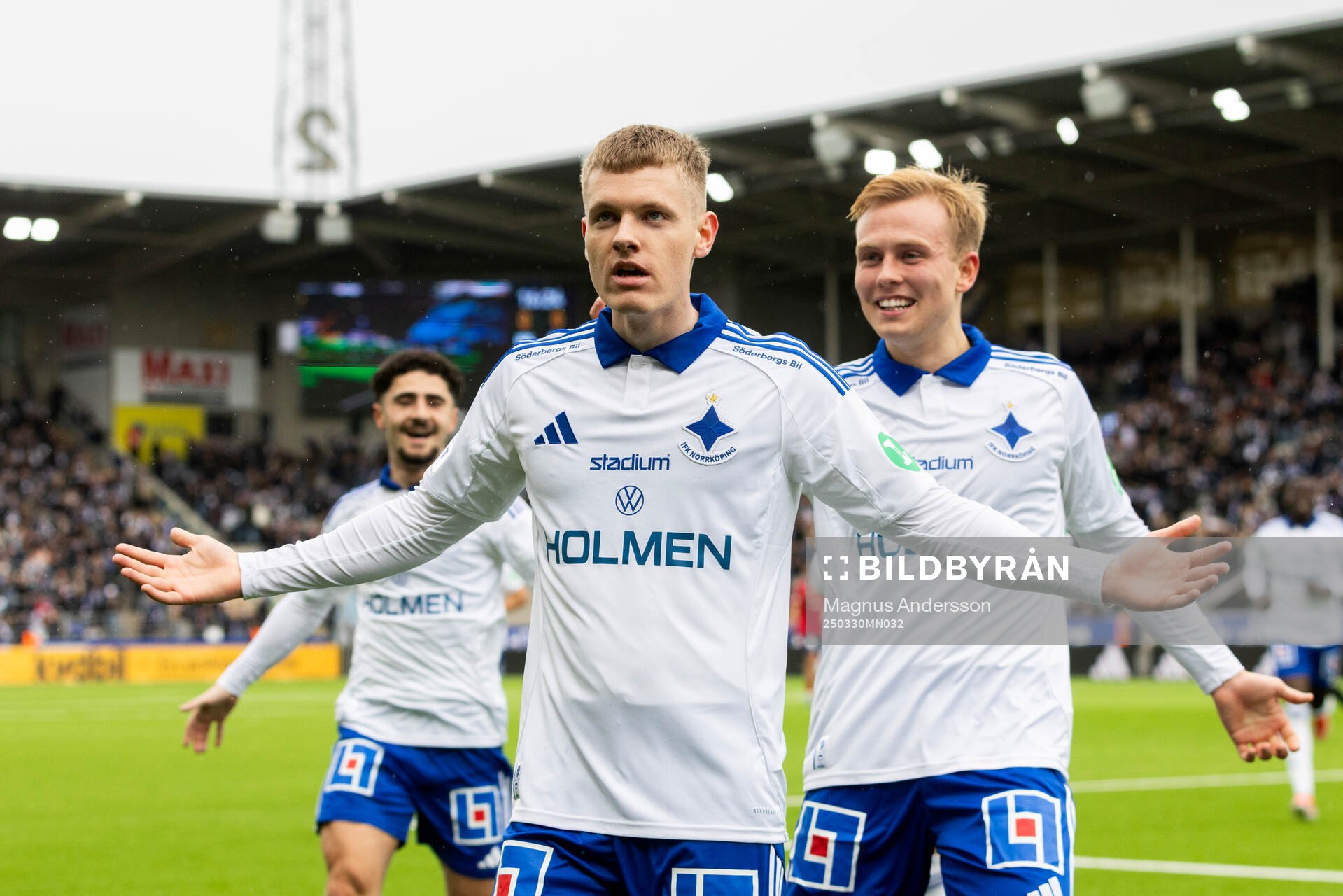 IFK Norrköpings Sebastian Vinther Jørgensen jublar