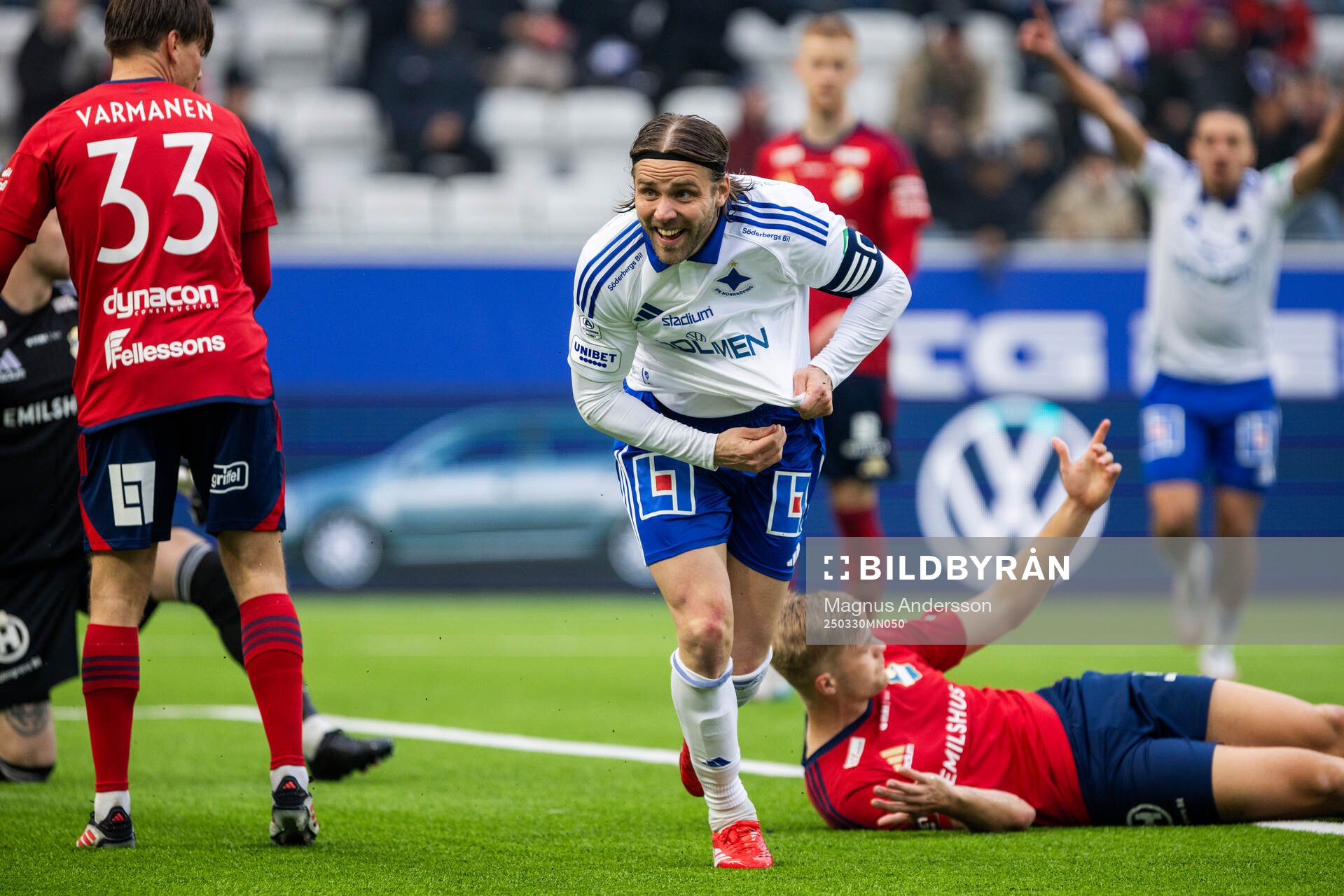 IFK Norrköpings Christoffer Nyman jublar