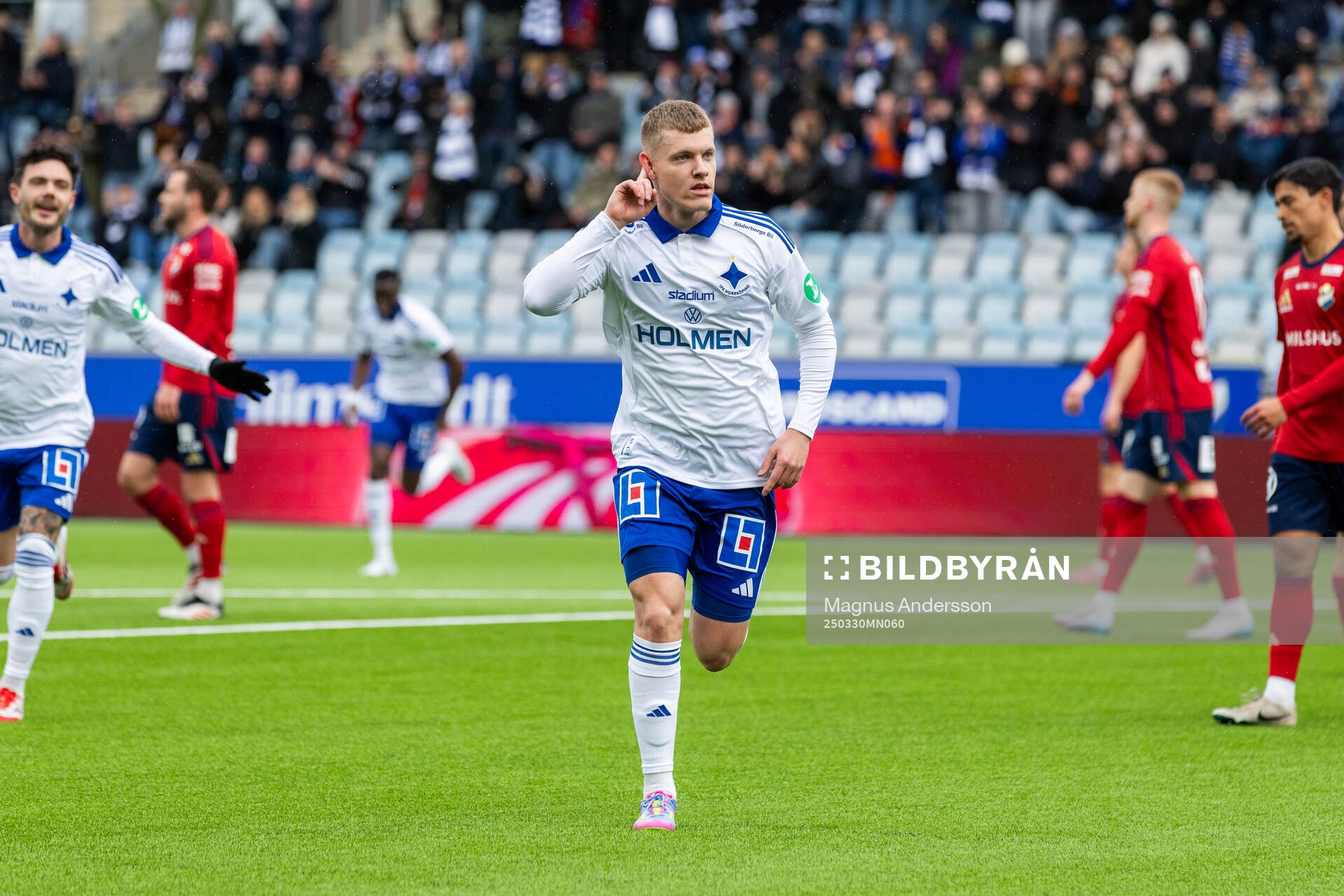IFK Norrköpings Sebastian Vinther Jørgensen jublar