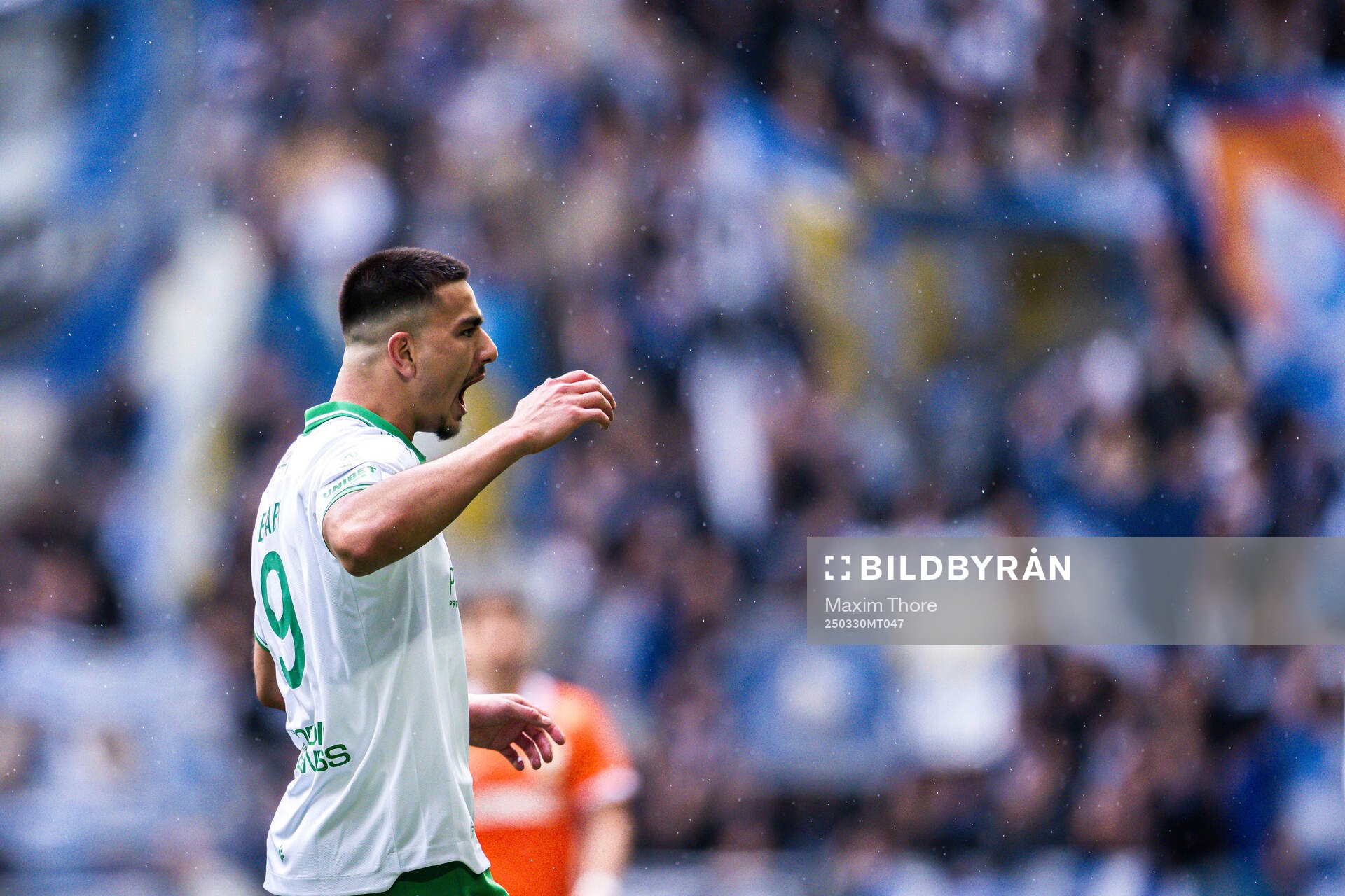 Hammarbys Jusef Erabi jublar