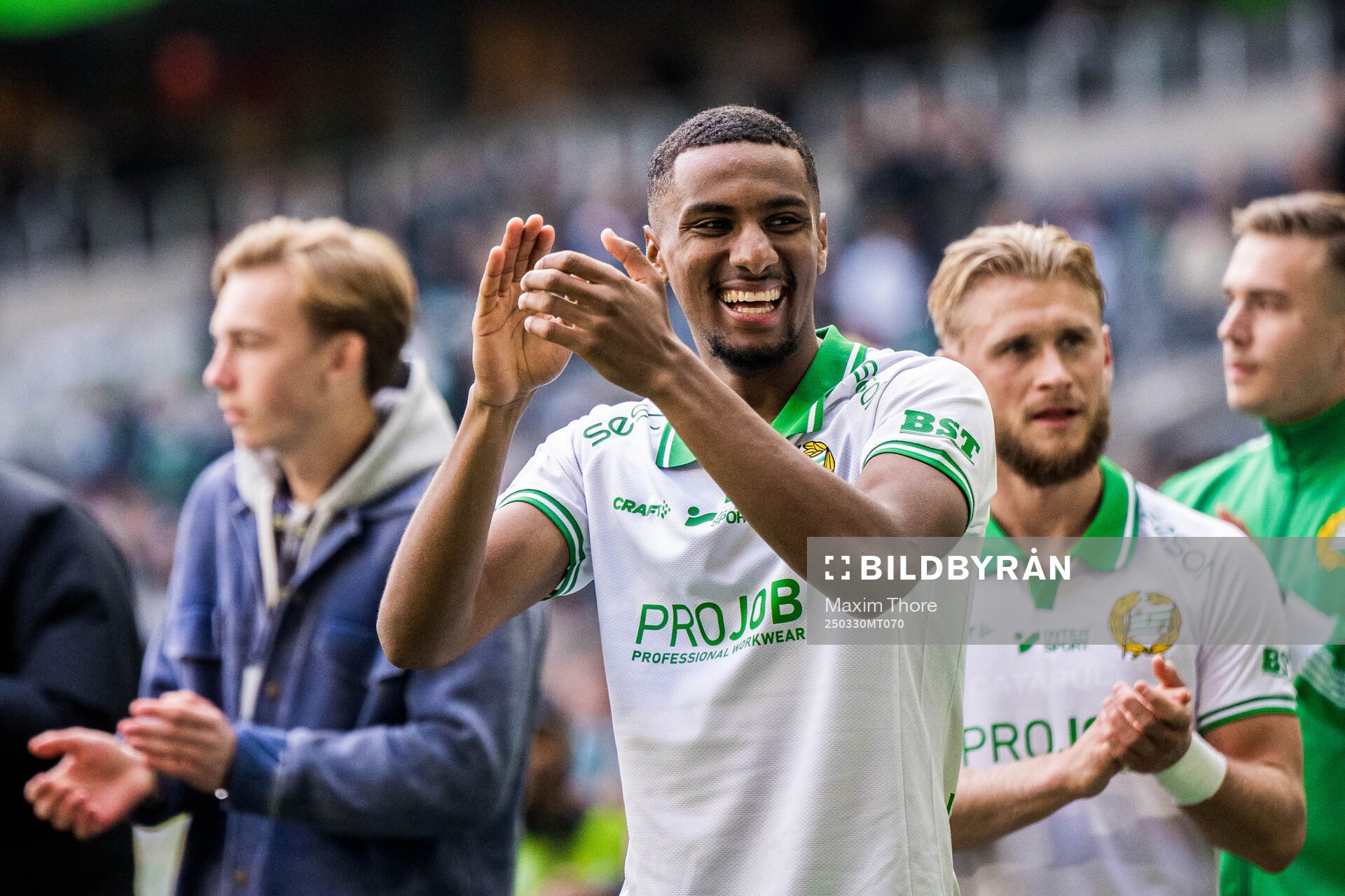 Hammarbys Paulos Abraham jublar