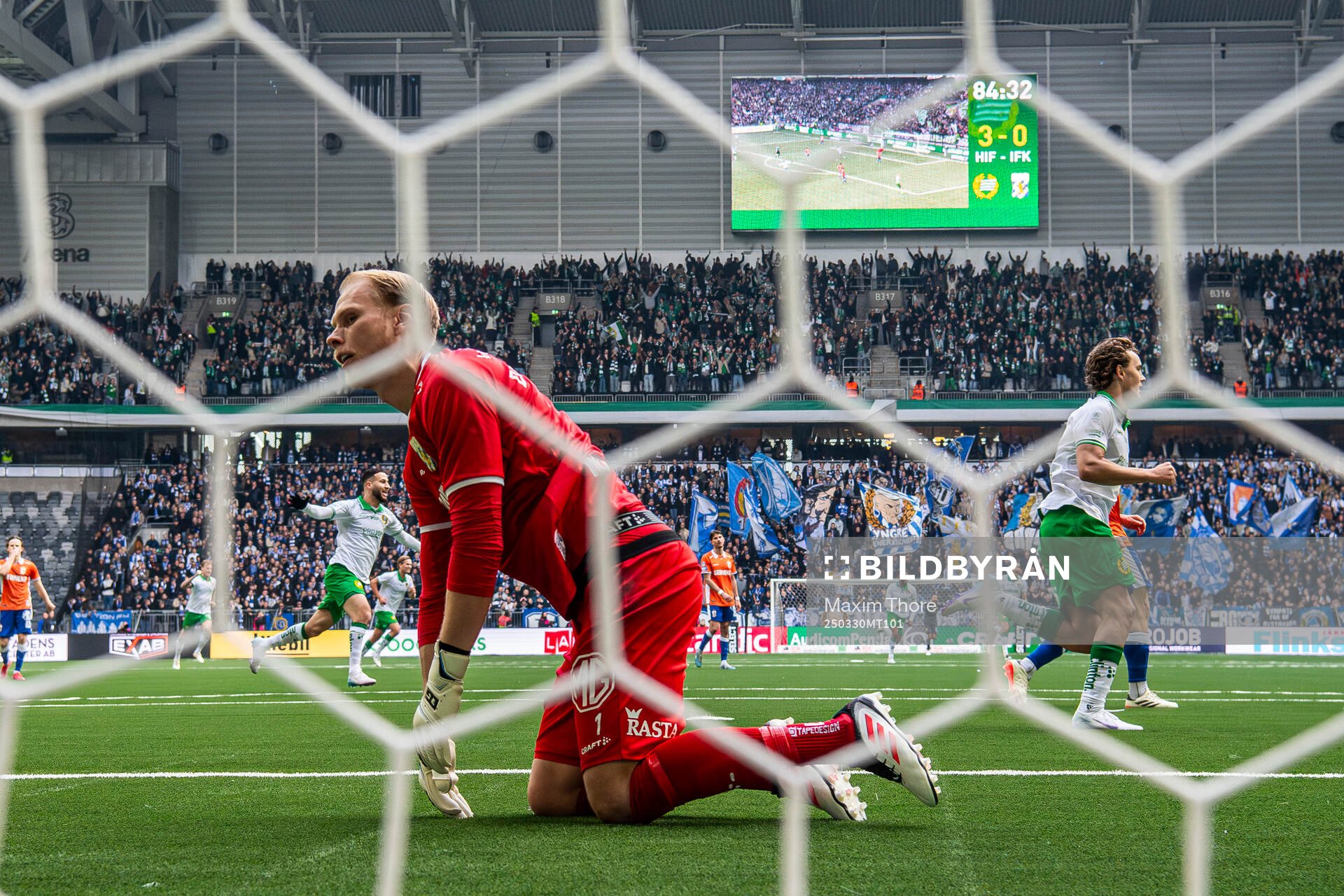 IFK Göteborgs målvakt Pontus Dahlberg deppar
