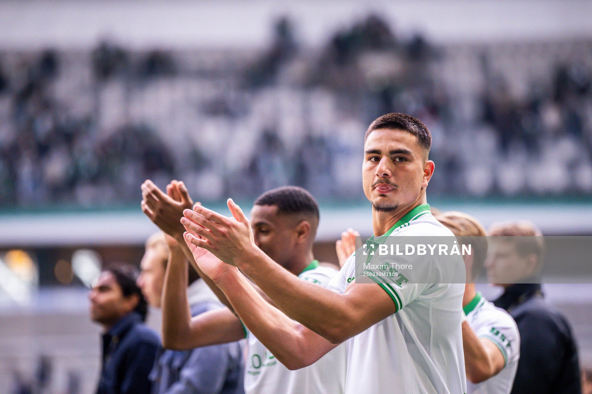 Hammarbys Jusef Erabi jublar