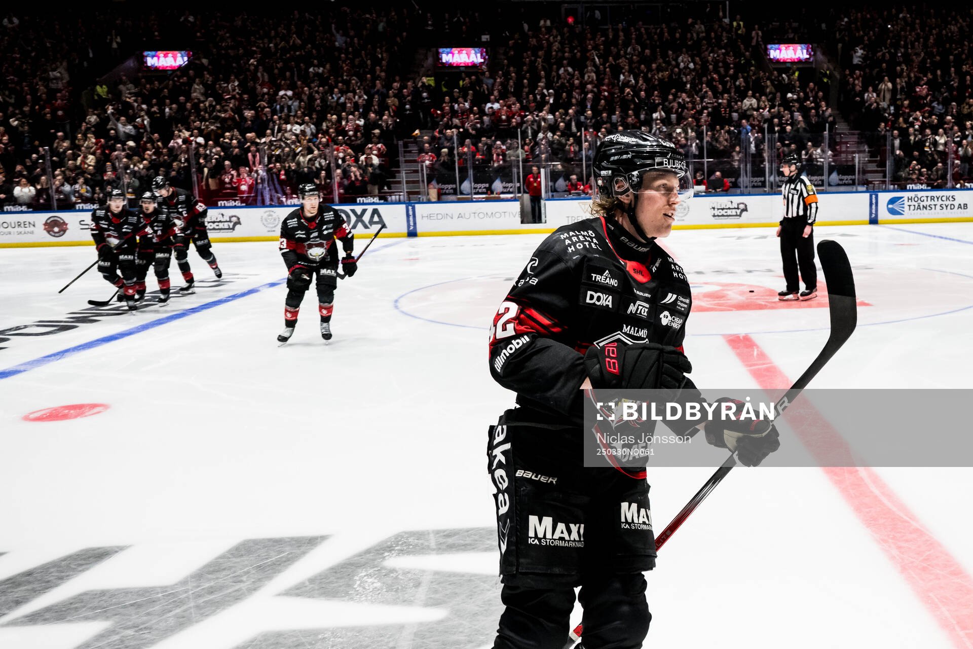 Malmö Redhawks Robin Salo jublar