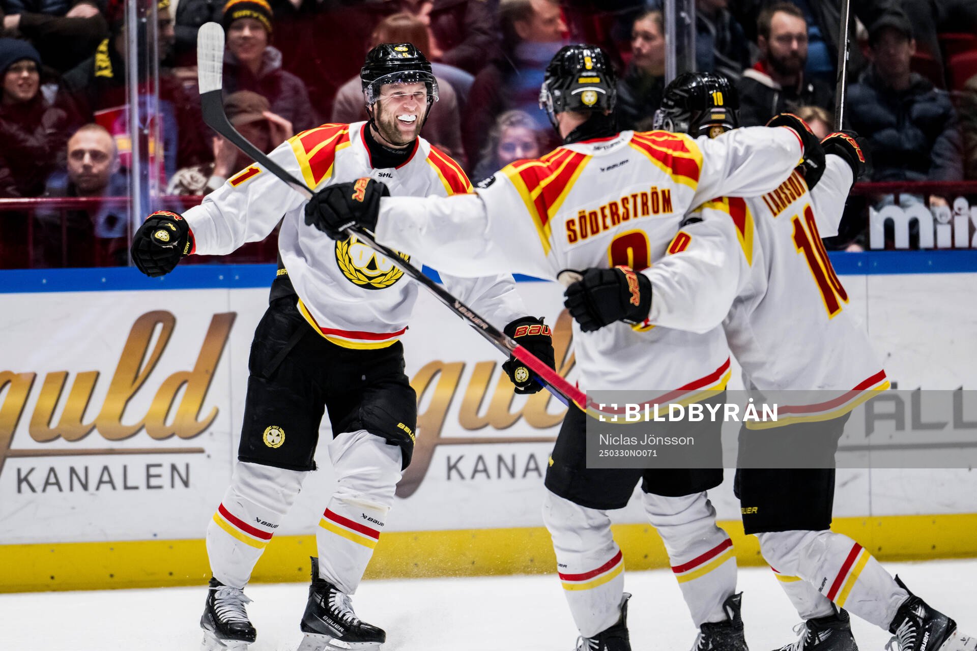 Brynäs Greg Scott jublar