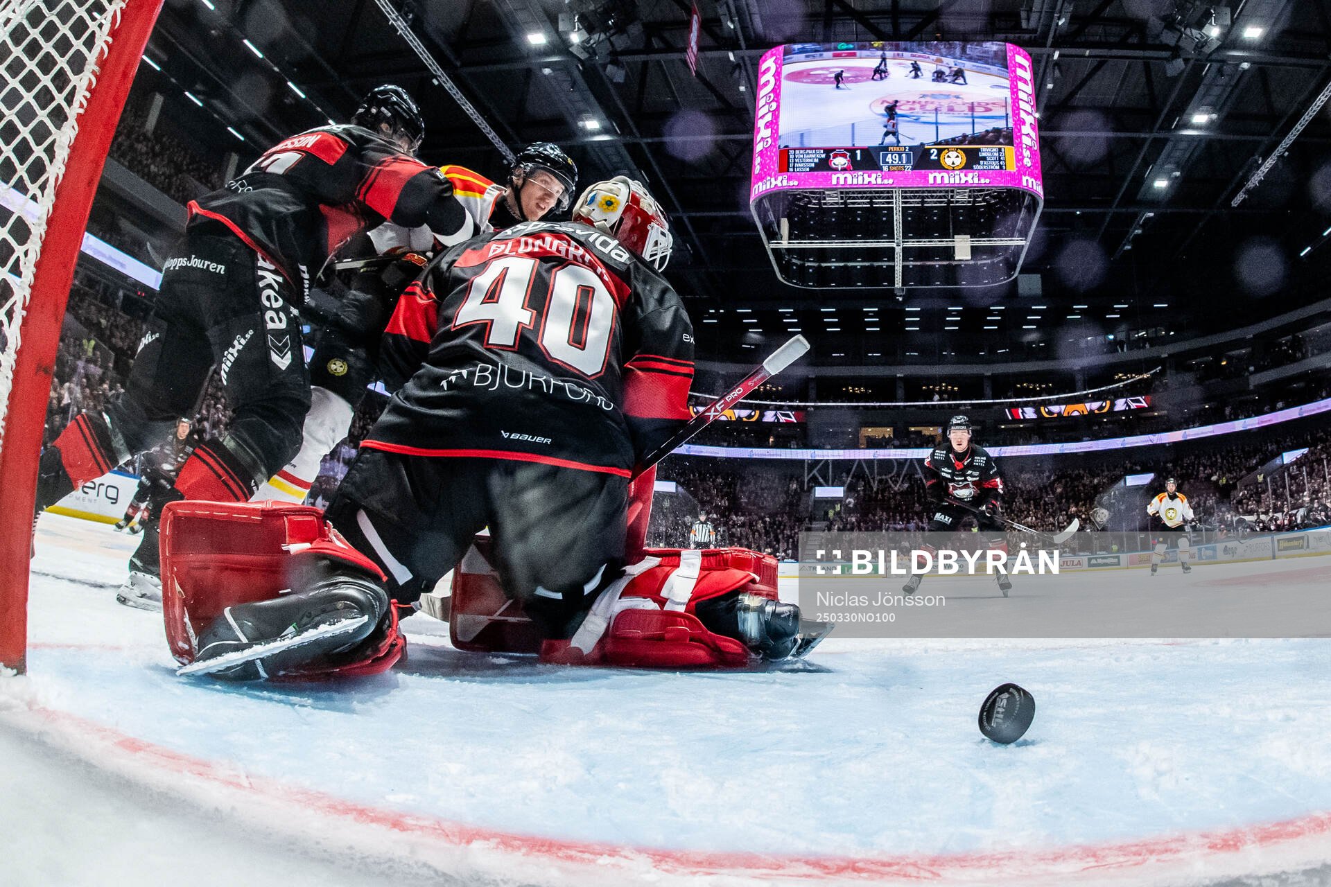Brynäs Oskar Lindblom gör 1-3