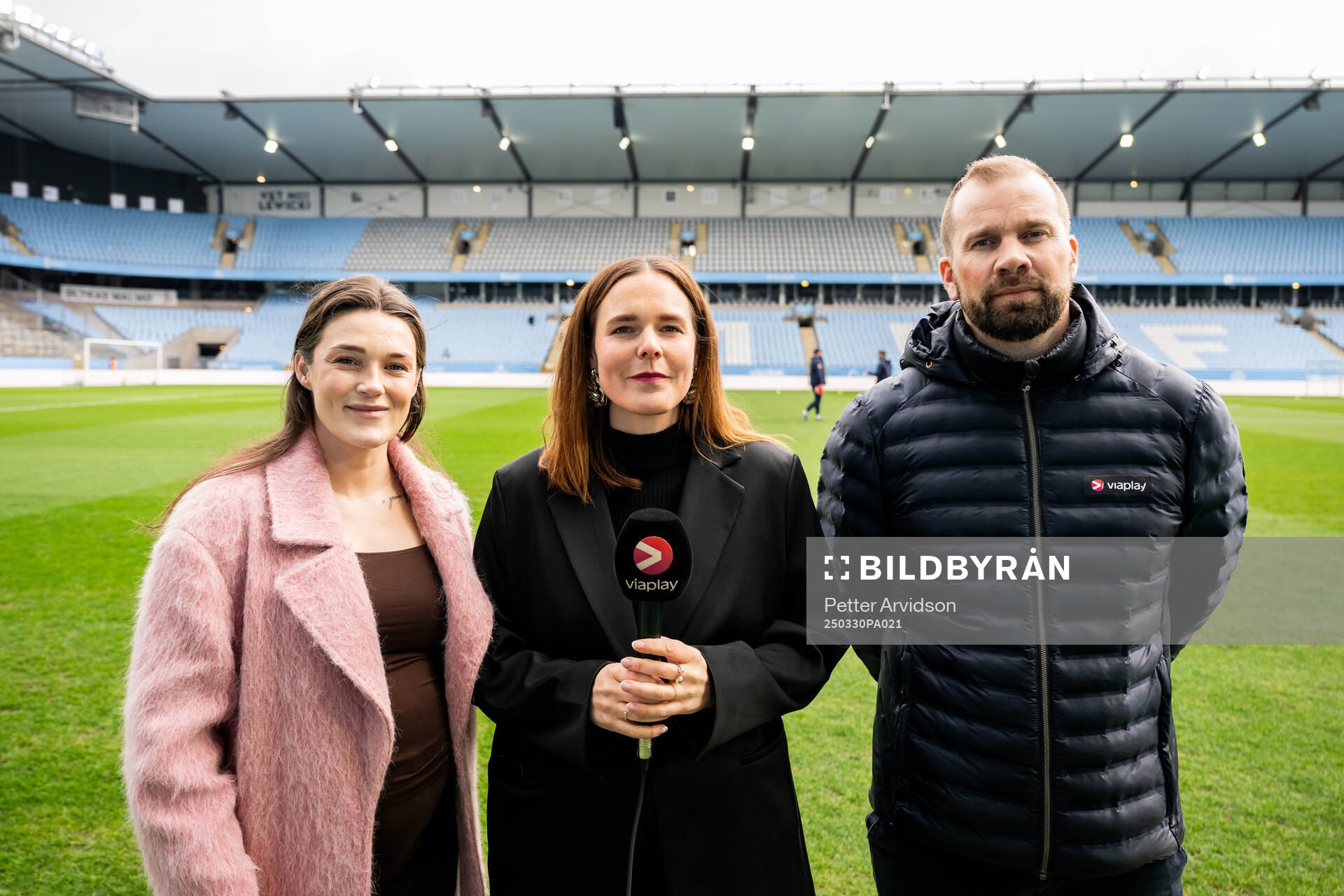 Saga Fredriksson, Celia Boltes och Pär Lagerström, Viaplay