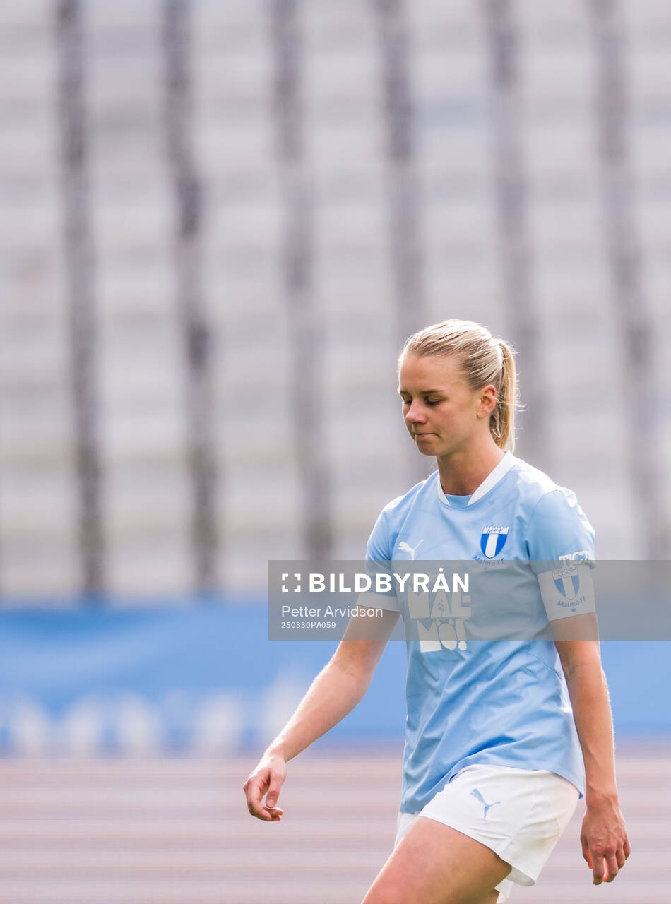 Malmö FFs Nellie Lilja deppar
