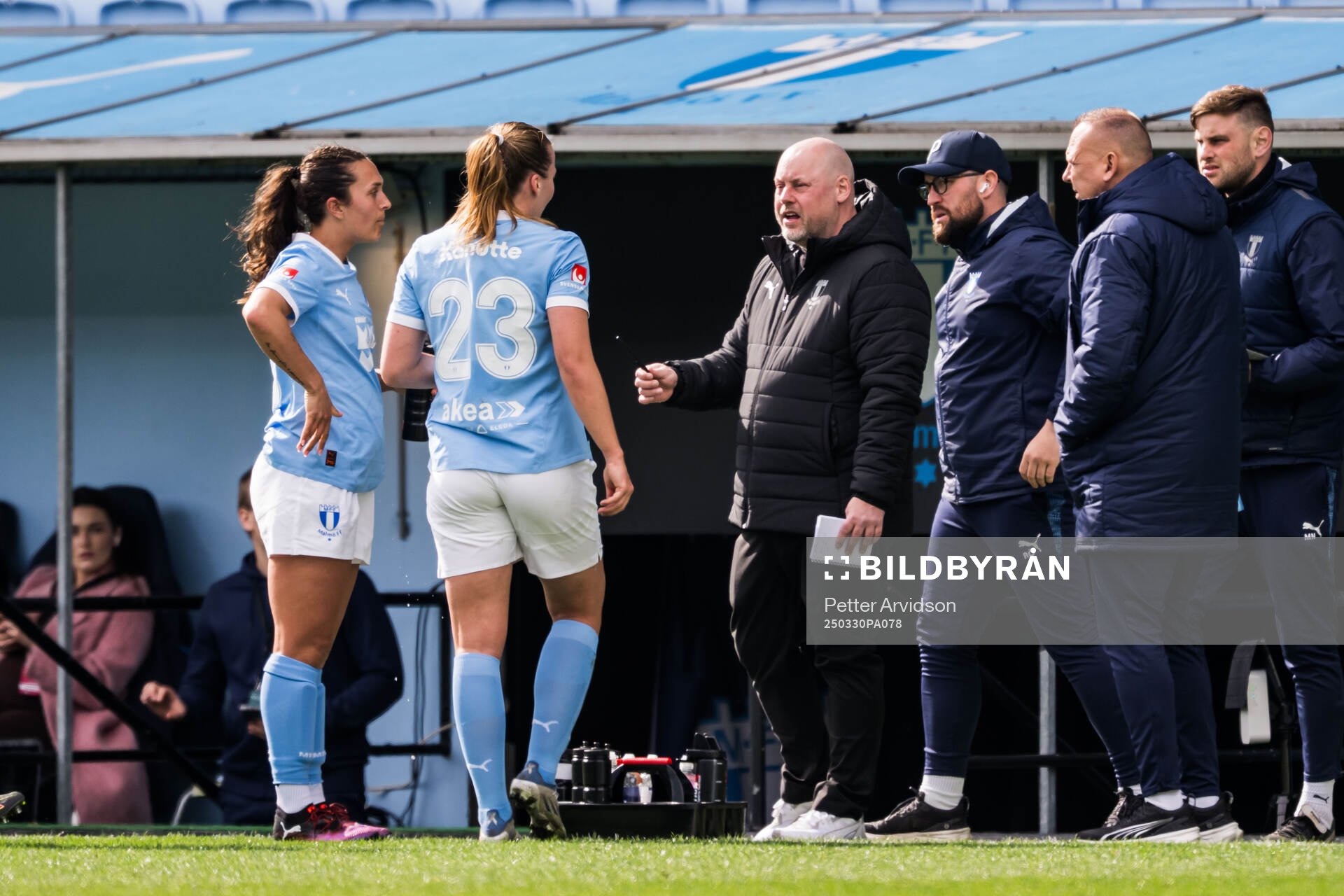 Malmö FFs Isabella D'Aquila, Sara Kanutte Sørensen Fornes