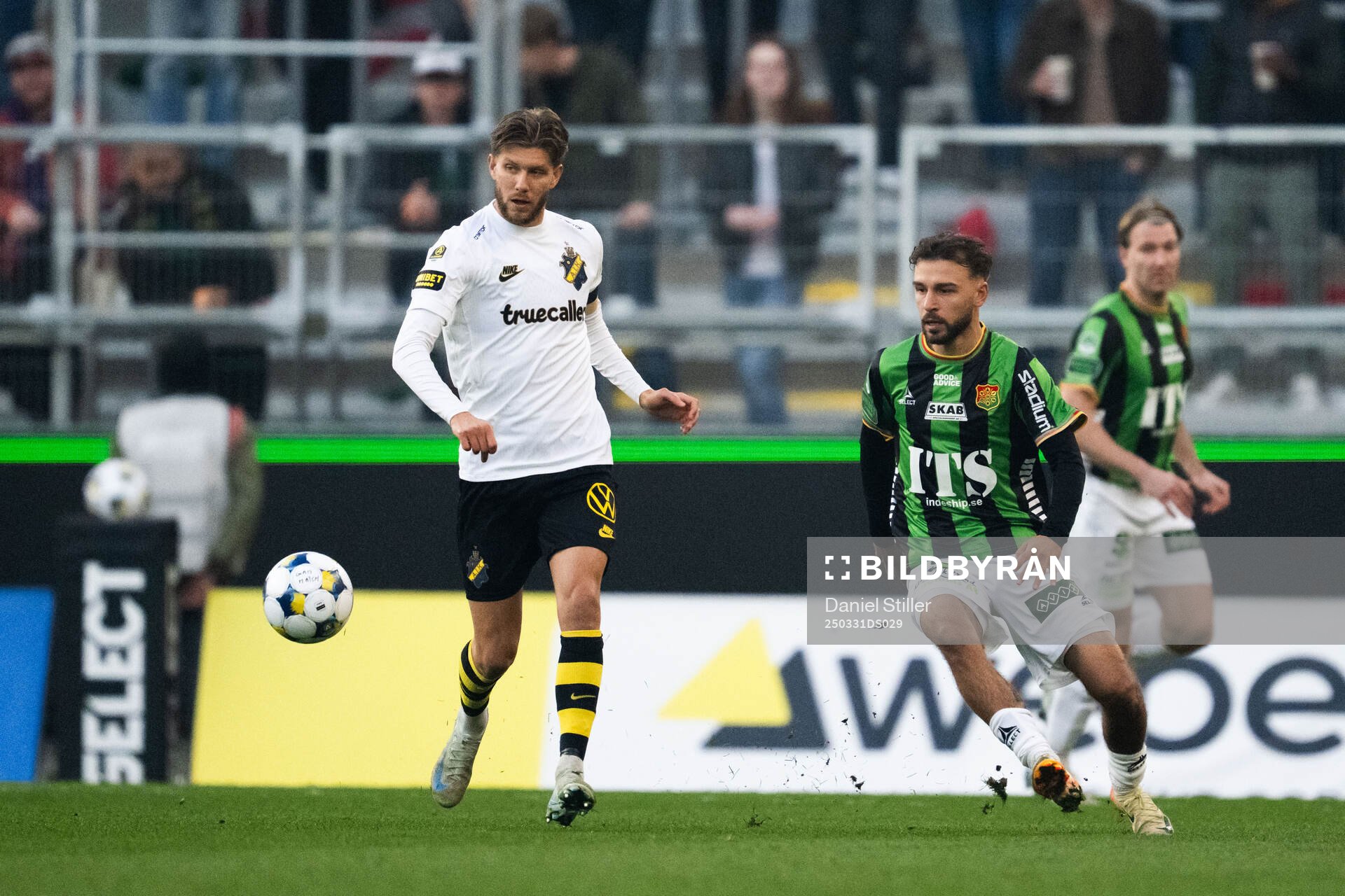 AIKs Anton Salétros och GAIS Edvin Becirovic