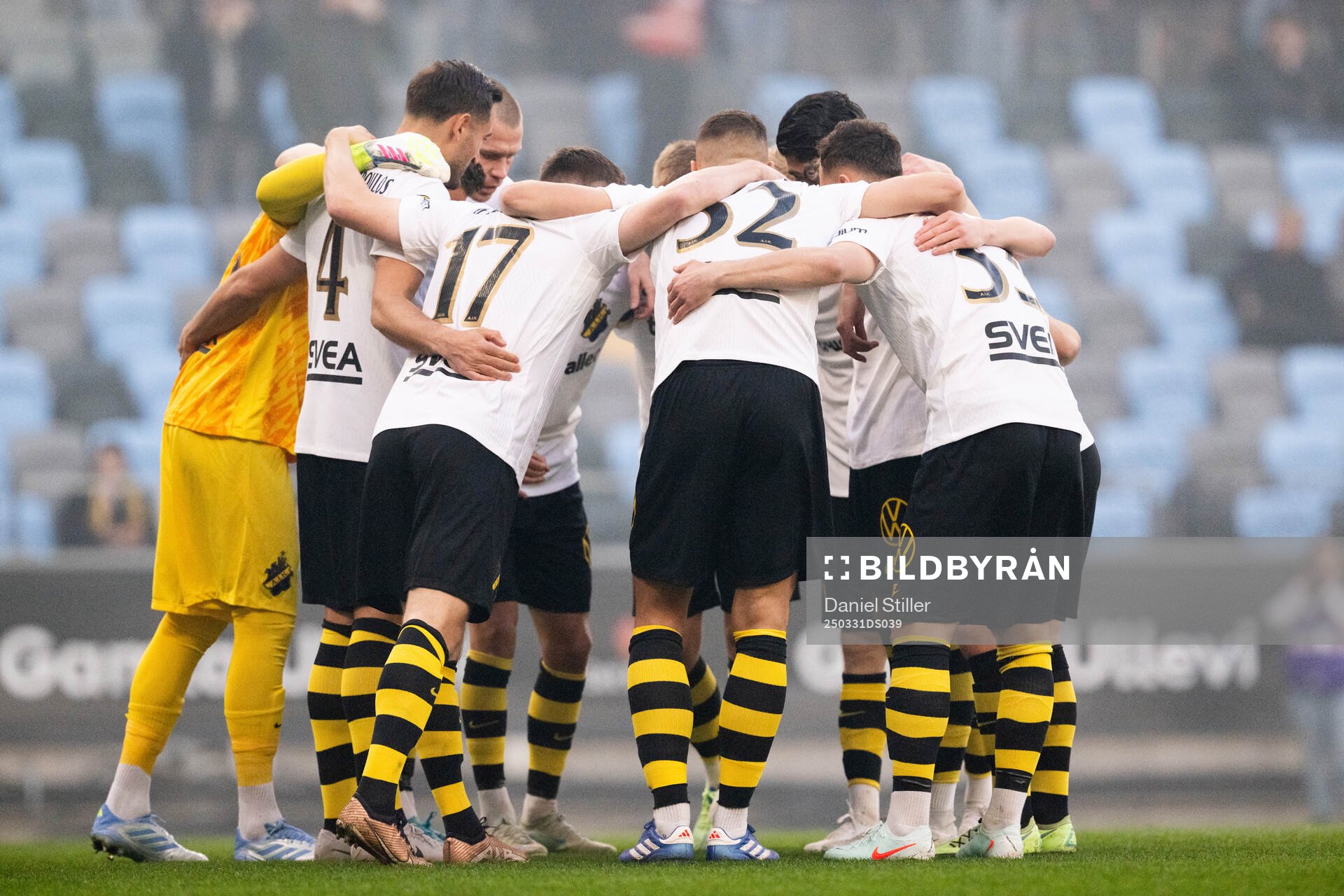AIK inför fotbollsmatchen i Allsvenskan mellan GAIS och AIK