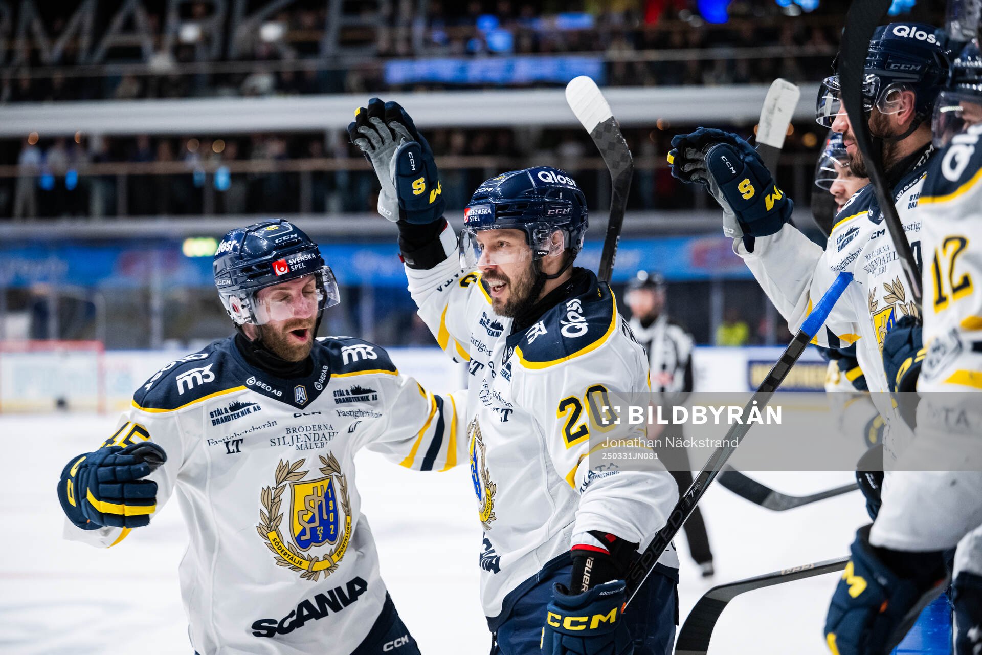 Södertäljes Marcus Eriksson jublar