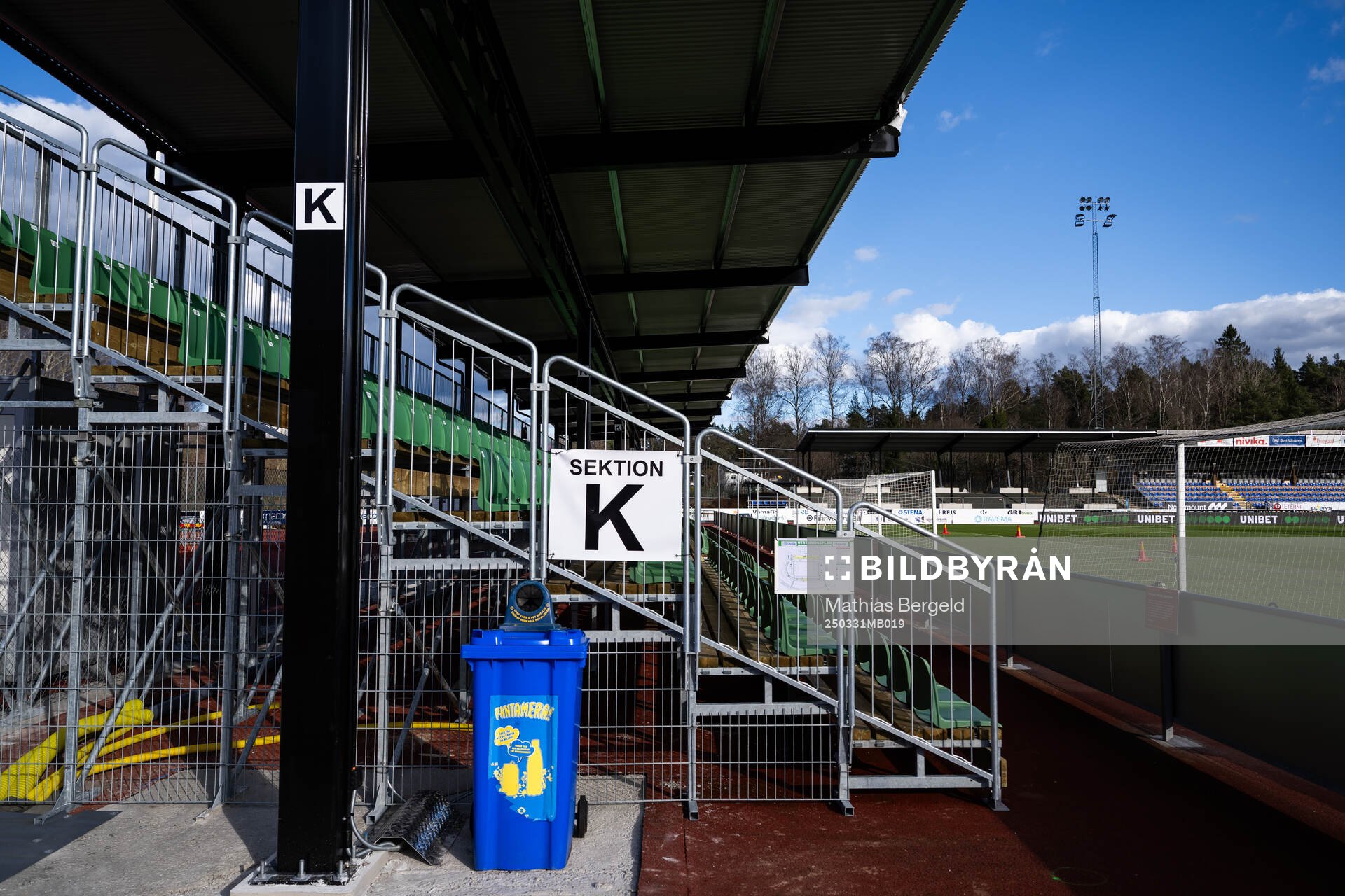 Läktare på Finnvedsvallen