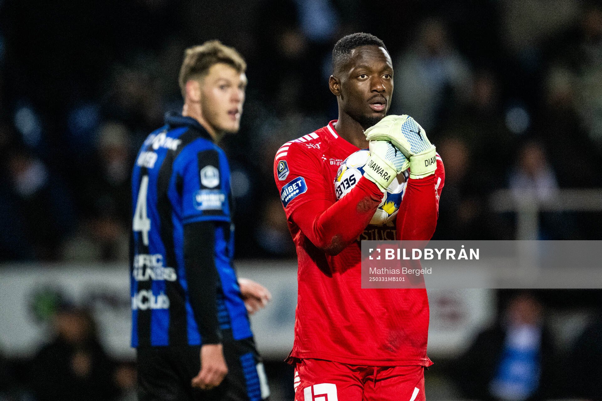 Sirius målvakt Ismael Diawara