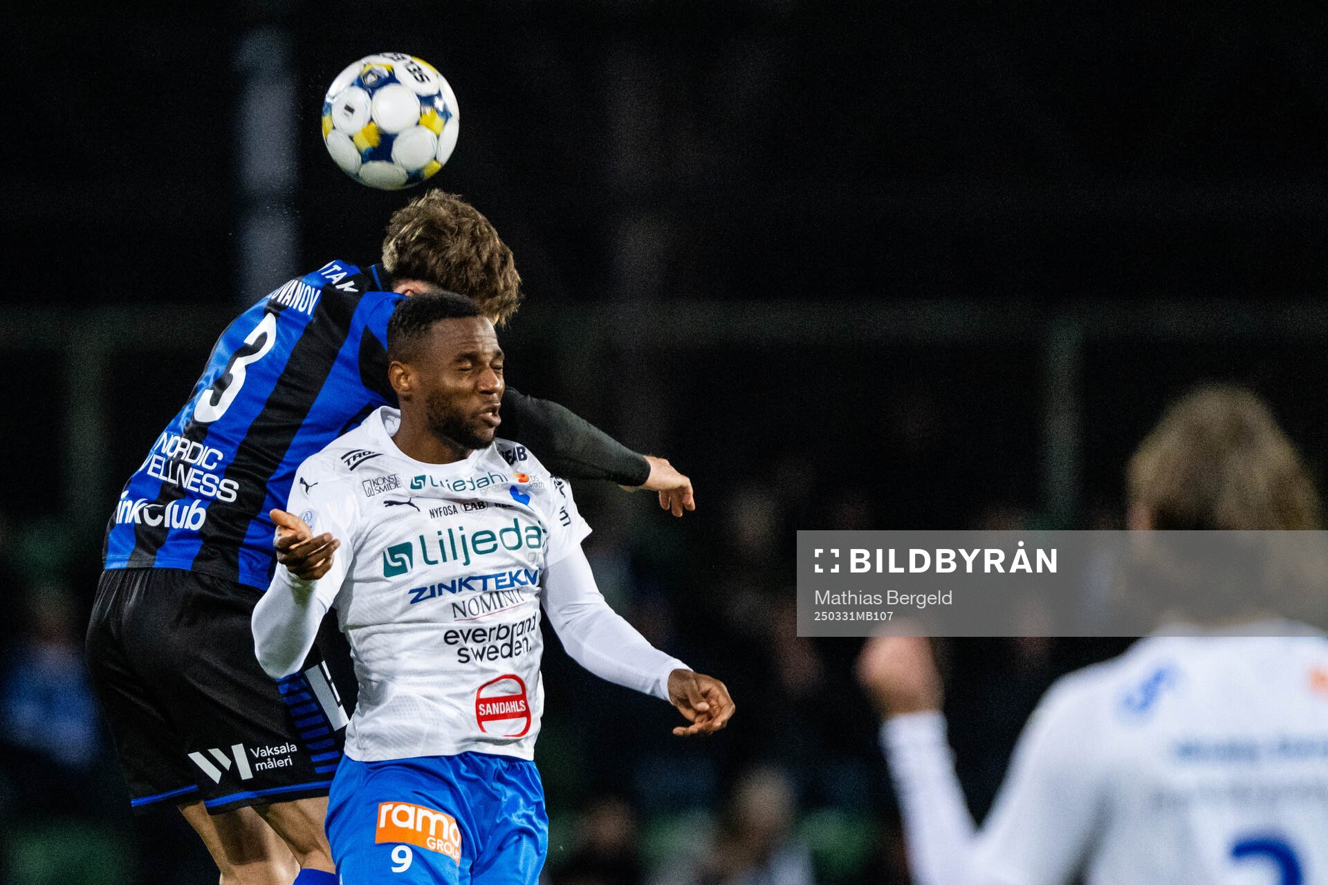 Sirius Bogdan Milovanov och Värnamos Johnbosco Samuel Kalu