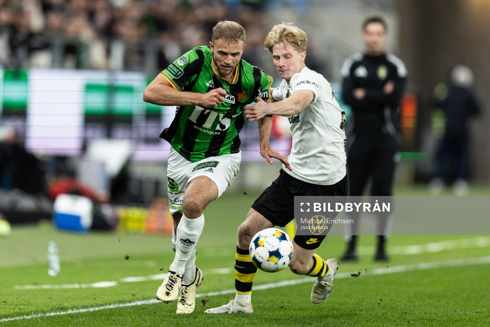 GAIS Gustav Lundgren och AIKs Andreas Redkin
