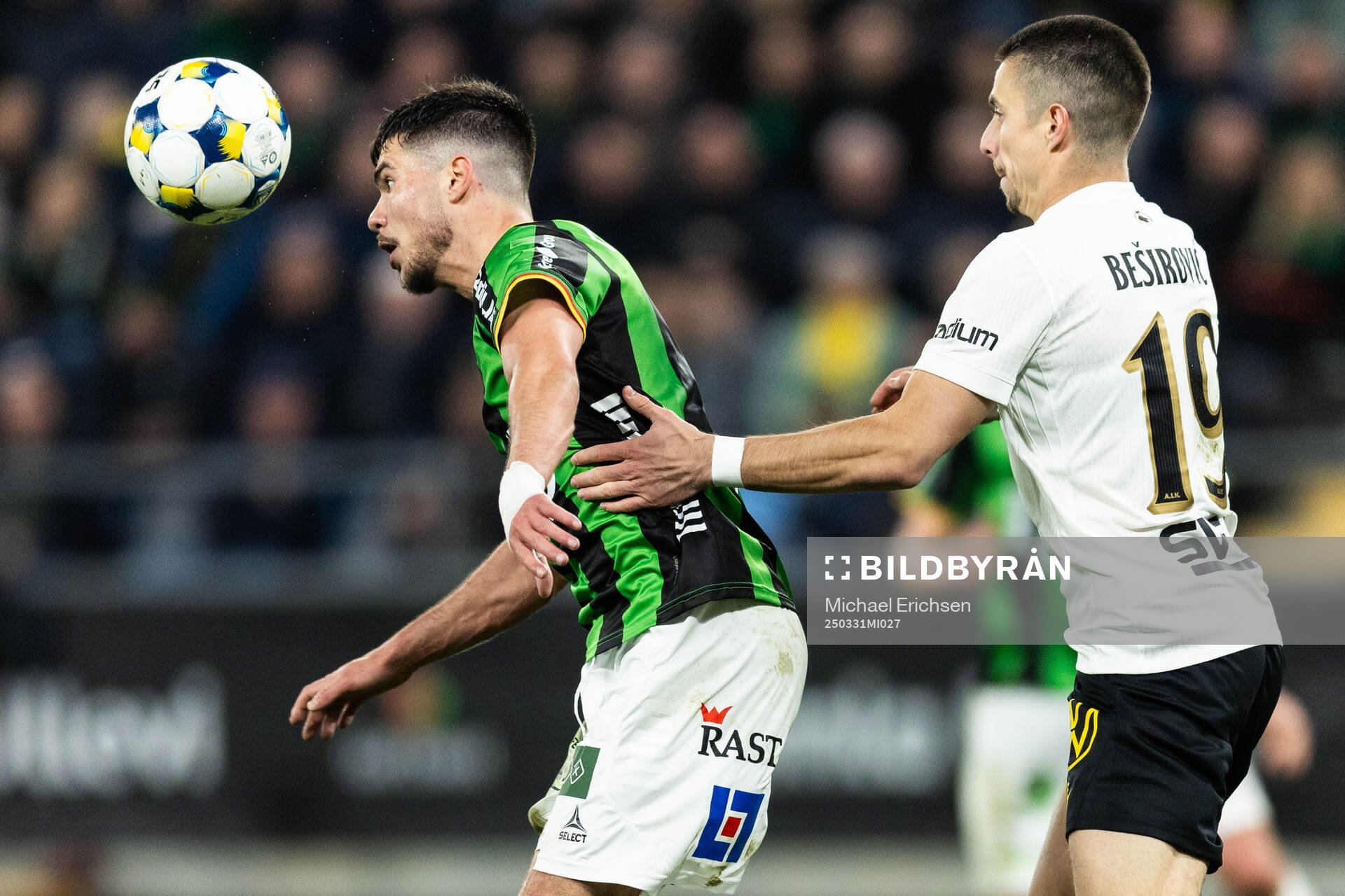 GAIS William Milovanovic och AIKs Dino Besirovic
