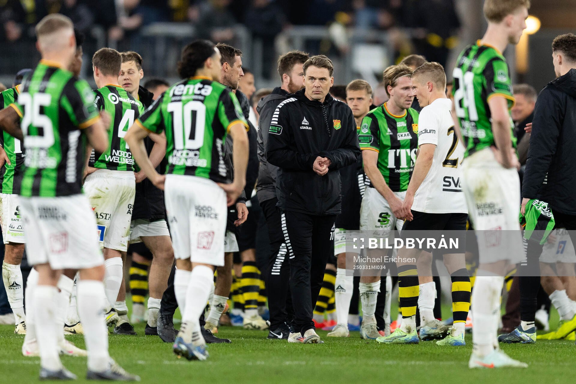 GAIS tränare Fredrik Holmberg deppar