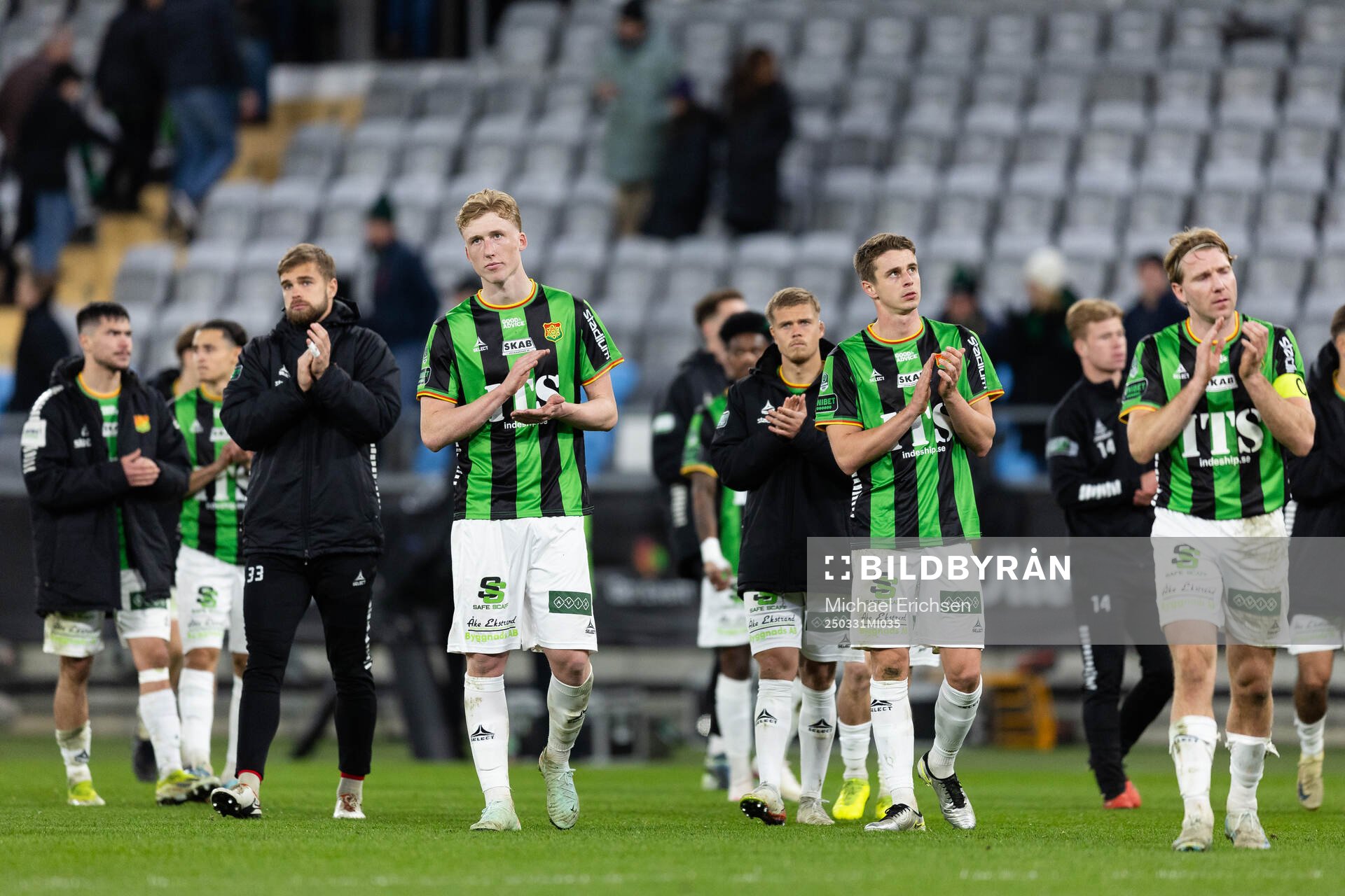 GAIS Filip Beckman, Oskar Ågren och August Wängberg deppar