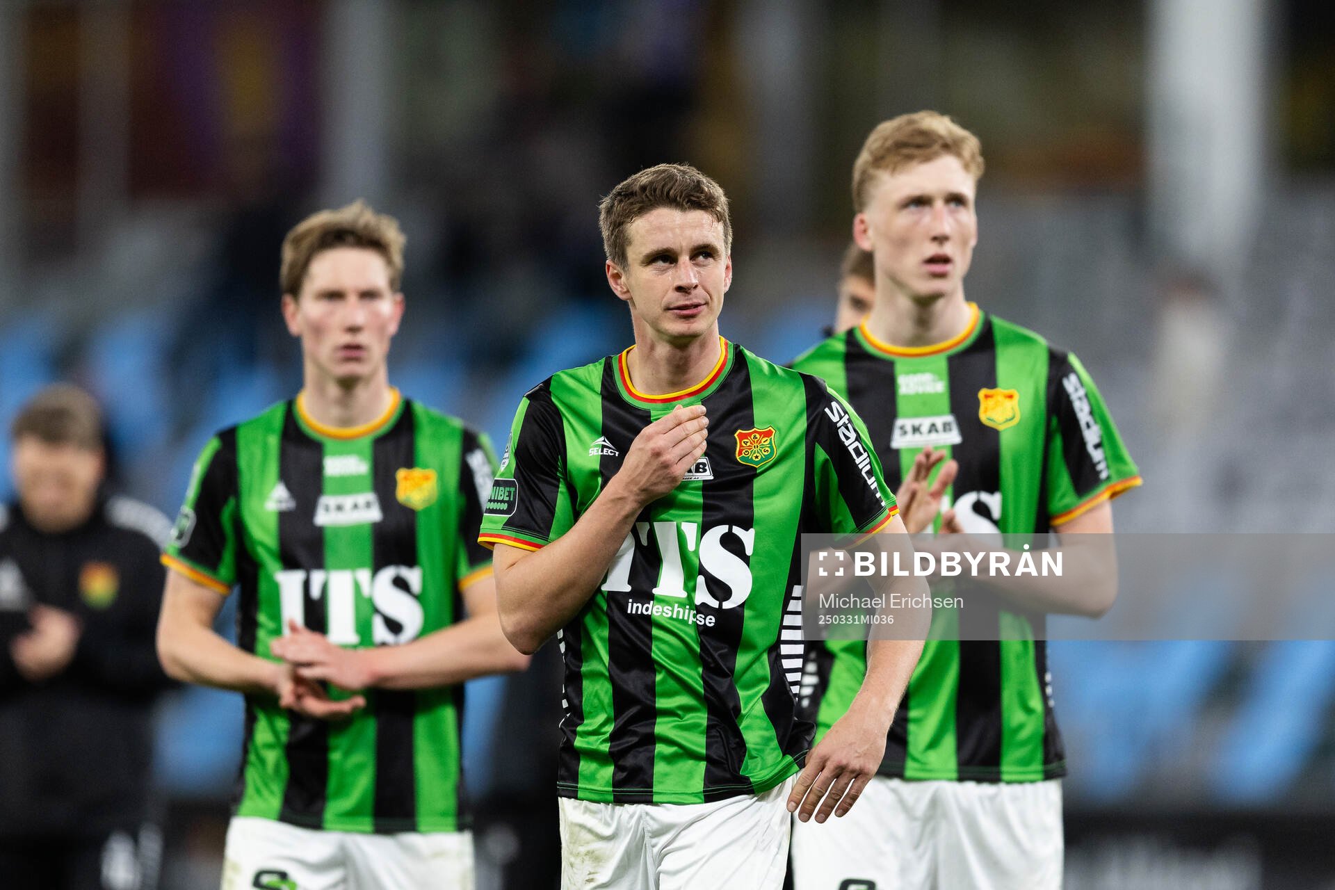 GAIS Robin Frej, Oskar Ågren och Filip Beckman deppar