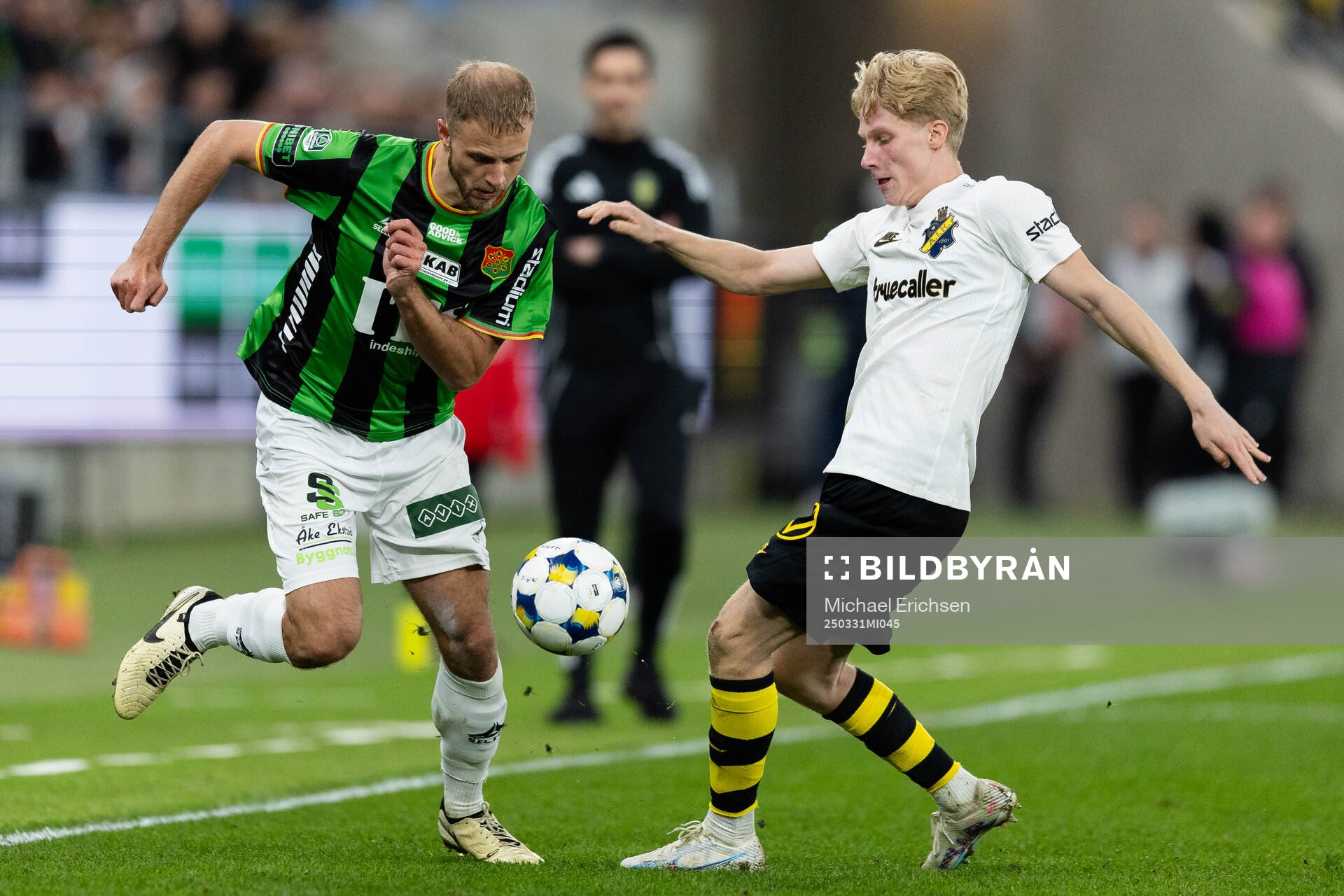GAIS Gustav Lundgren och AIKs Andreas Redkin