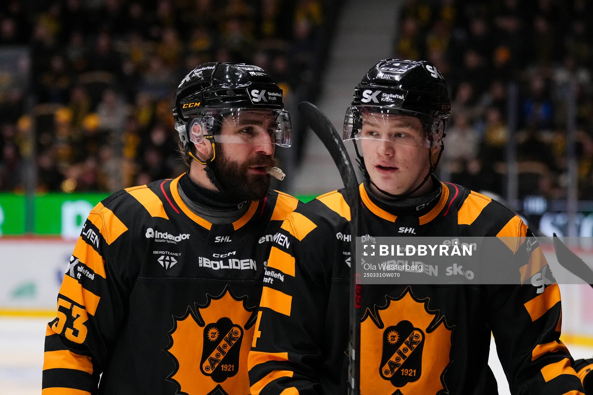 Skellefteås Luke Witkowski och Rasmus Bergqvist