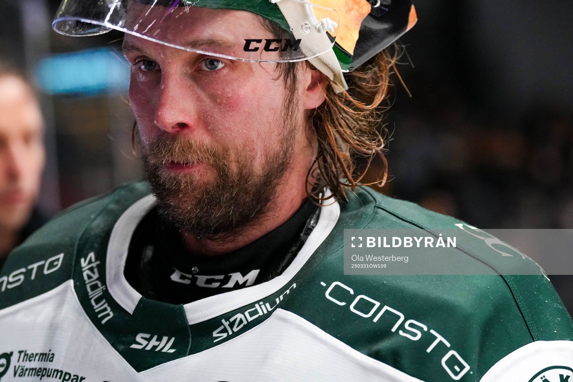 Färjestads målvakt Anders Lindbäck