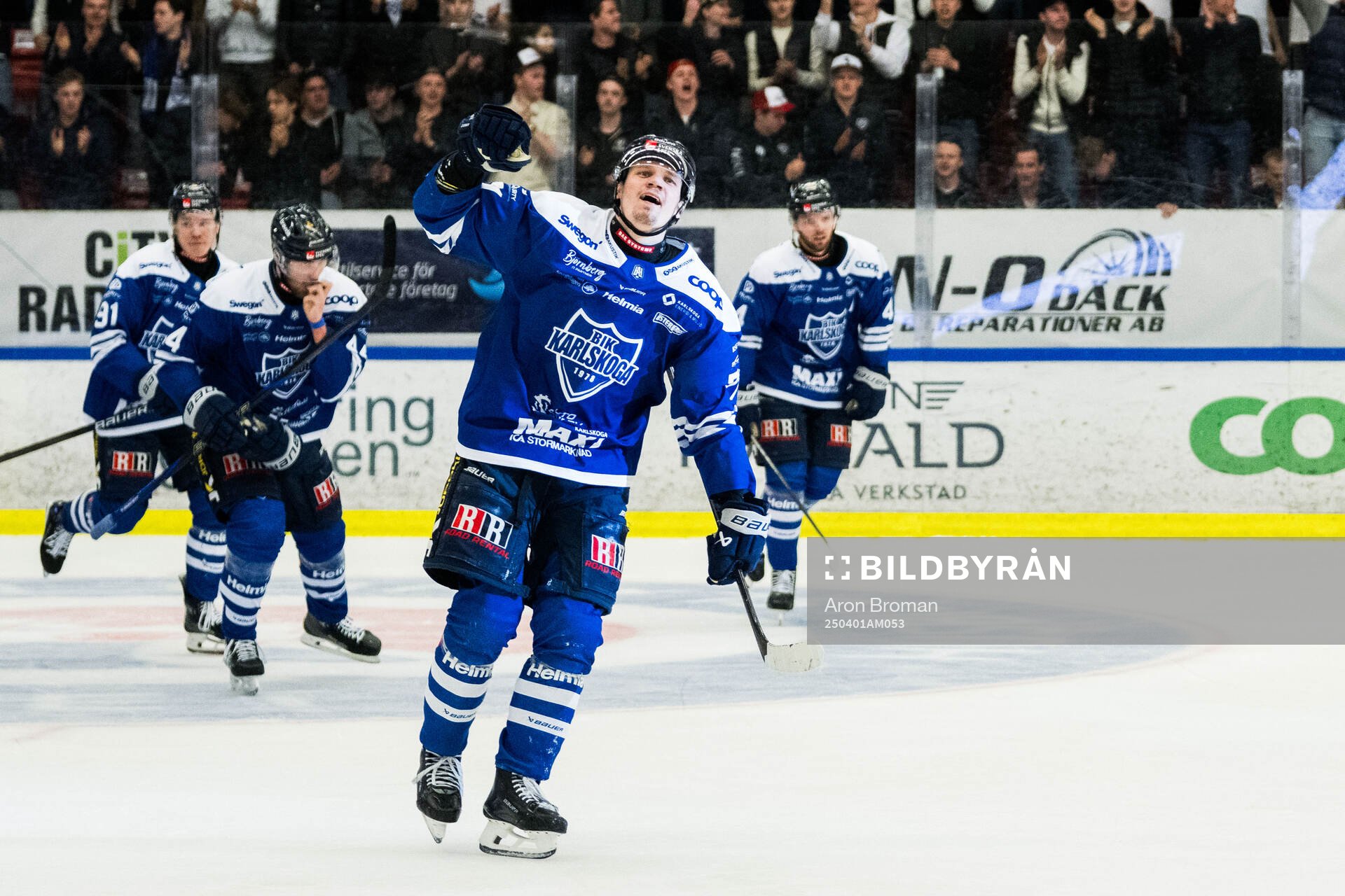 Karlskogas Eskild Bakke Olsen jublar