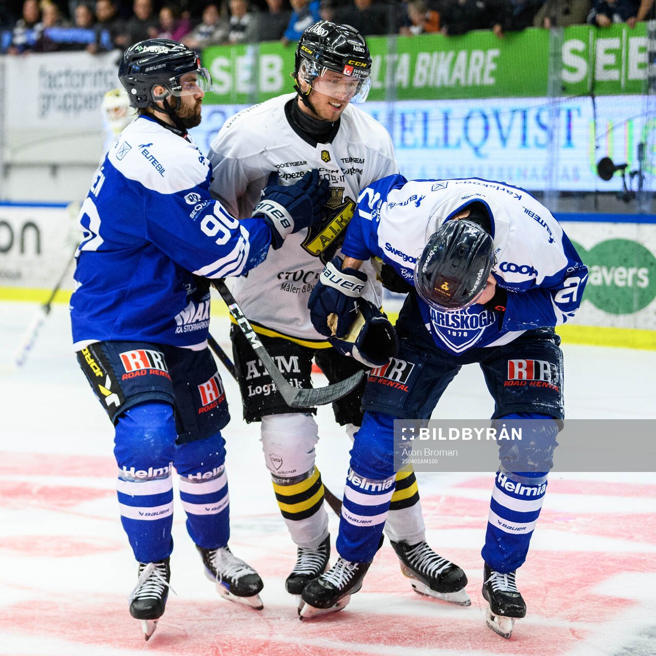 Karlskogas Christoffer Jansson har ont