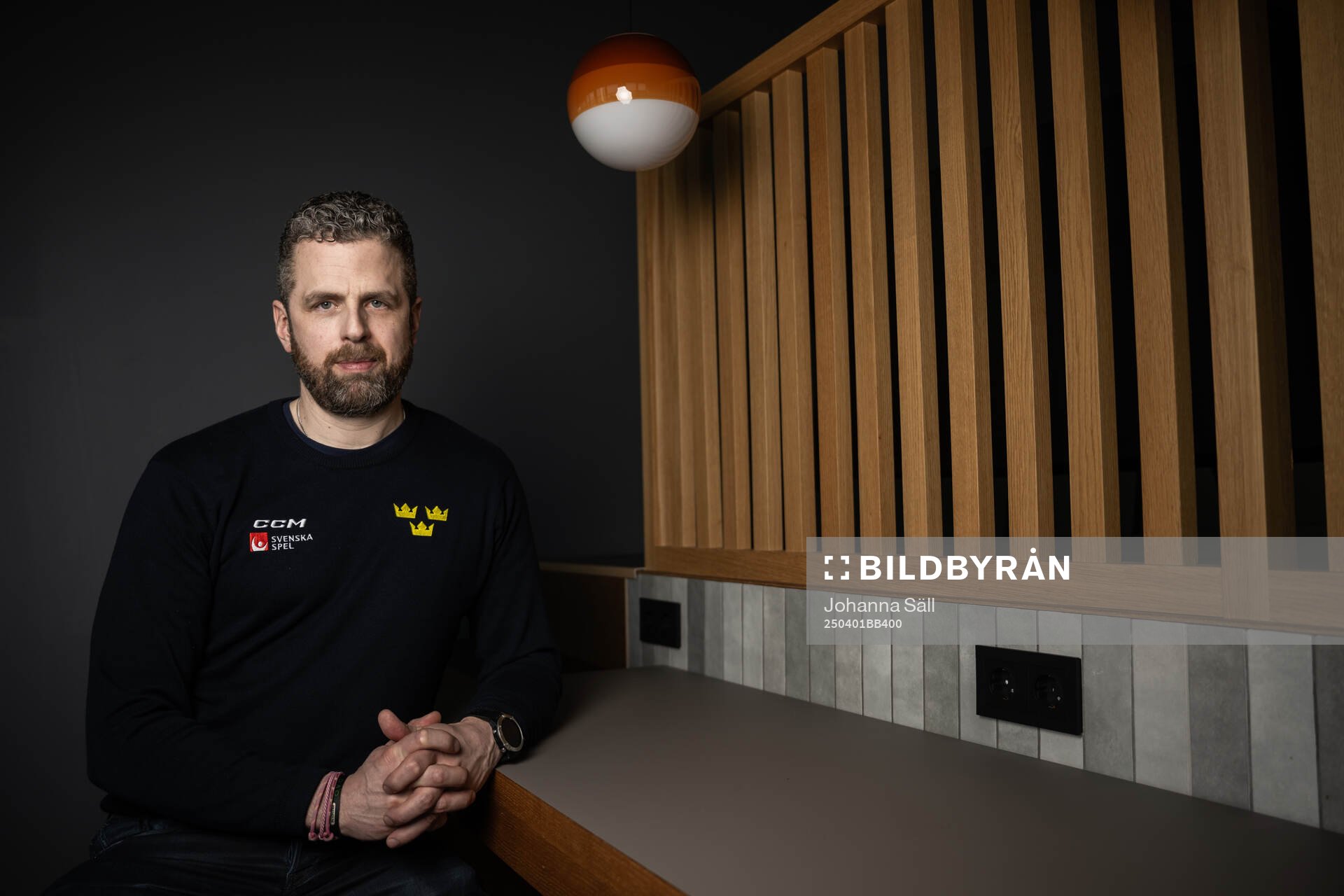 Head coach Ulf Lundberg poses for a portrait at a press