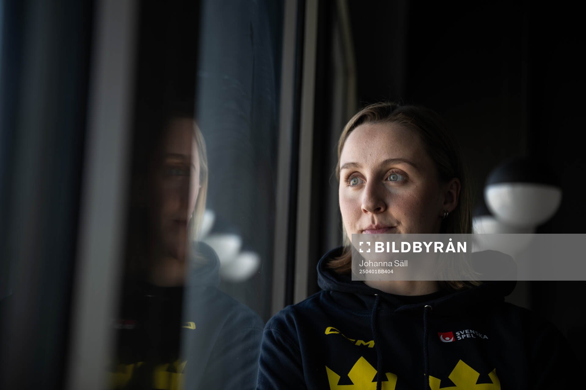 Hanna Olsson of Sweden poses for a portrait at a press event