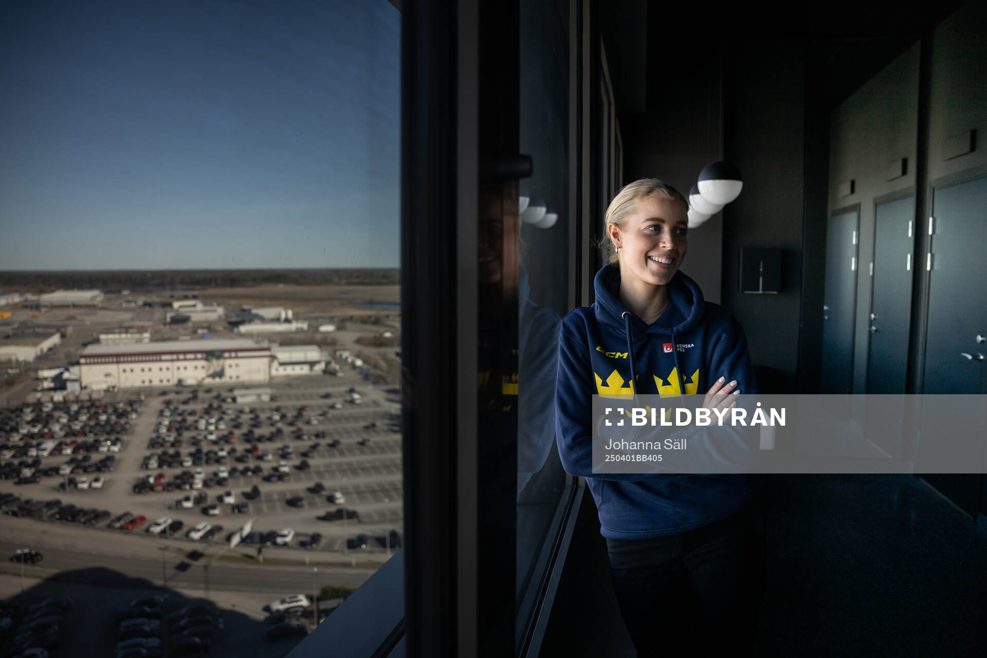 Emma Forsgren of Sweden poses for a portrait at a press