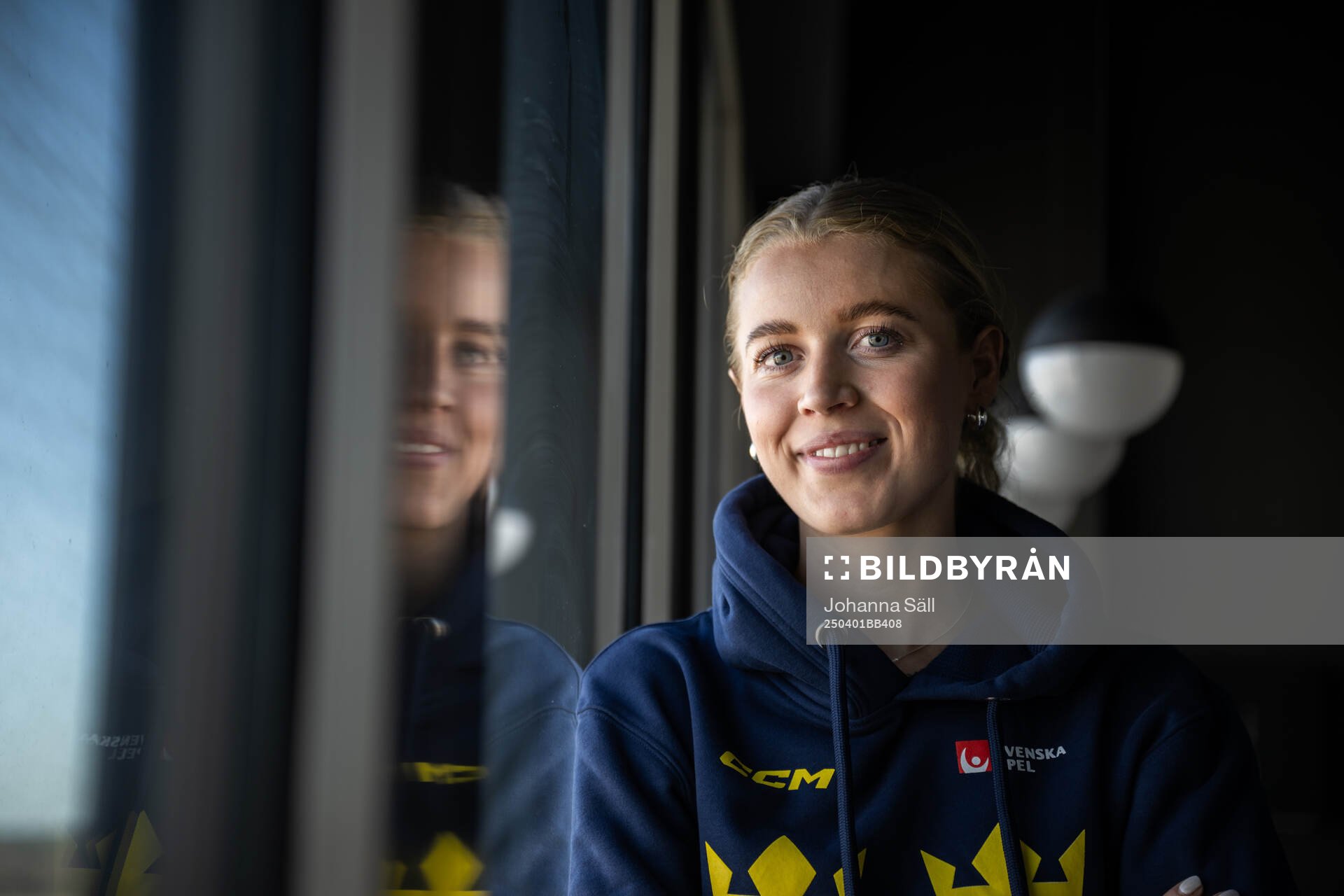 Emma Forsgren of Sweden poses for a portrait at a press