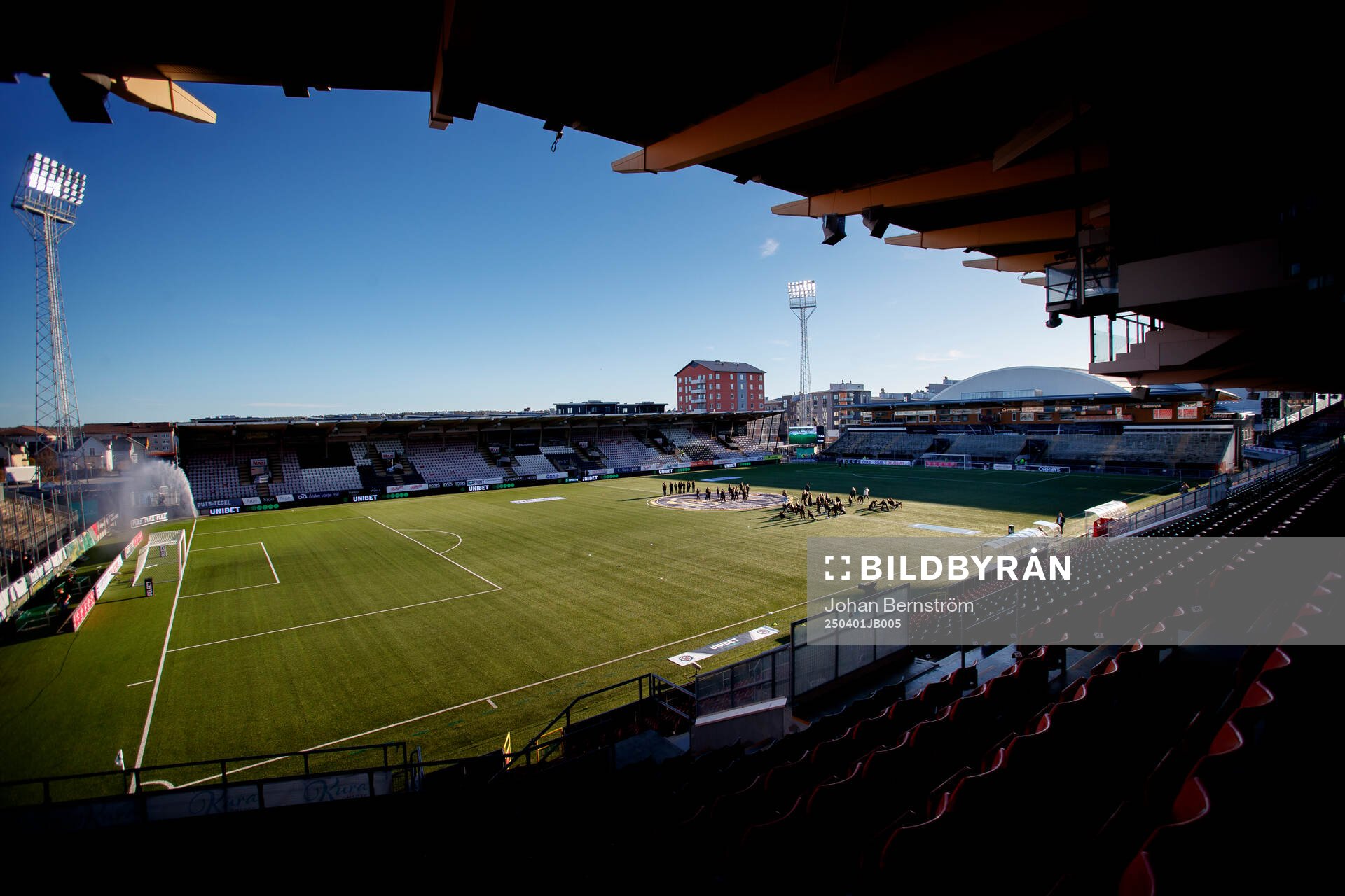 Interiör vy över Behrn Arena