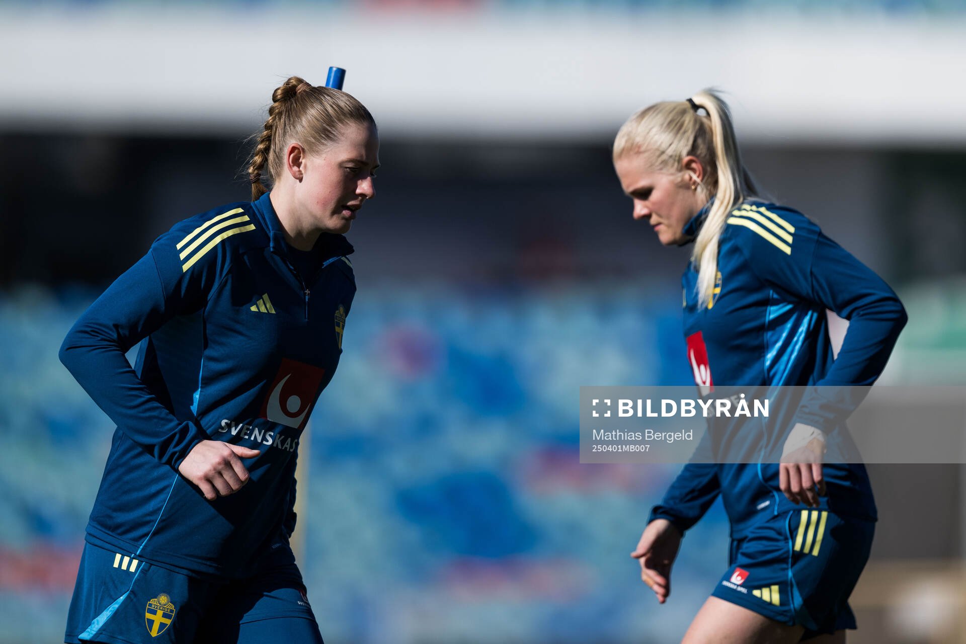 Goalkeeper Tove Enblom and Goalkeeper Emma Holmgren of
