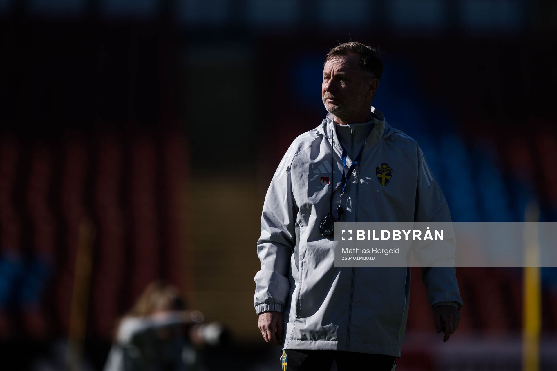 Head coach Peter Gerhardsson of Sweden