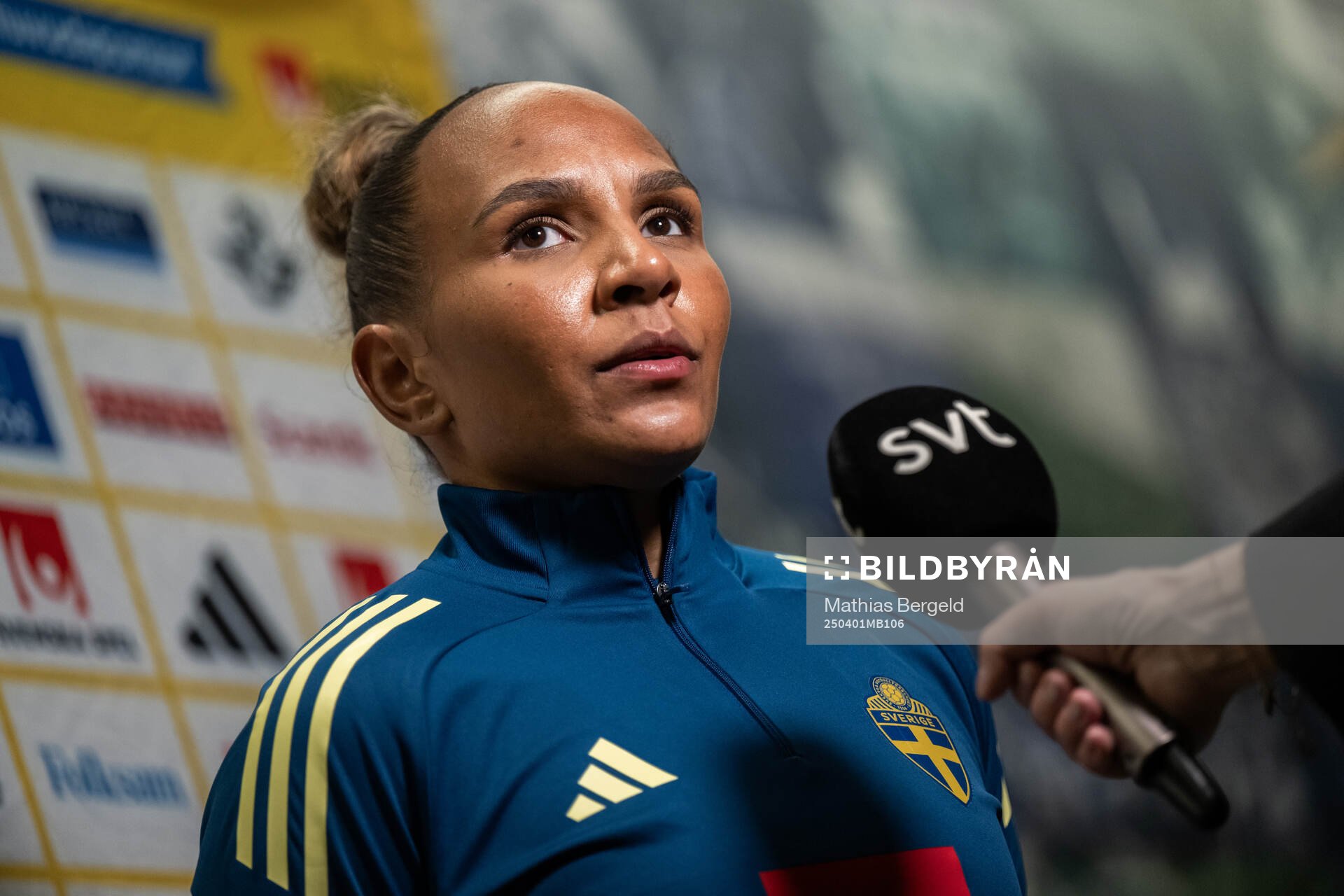 Madelen Janogy is interviewed