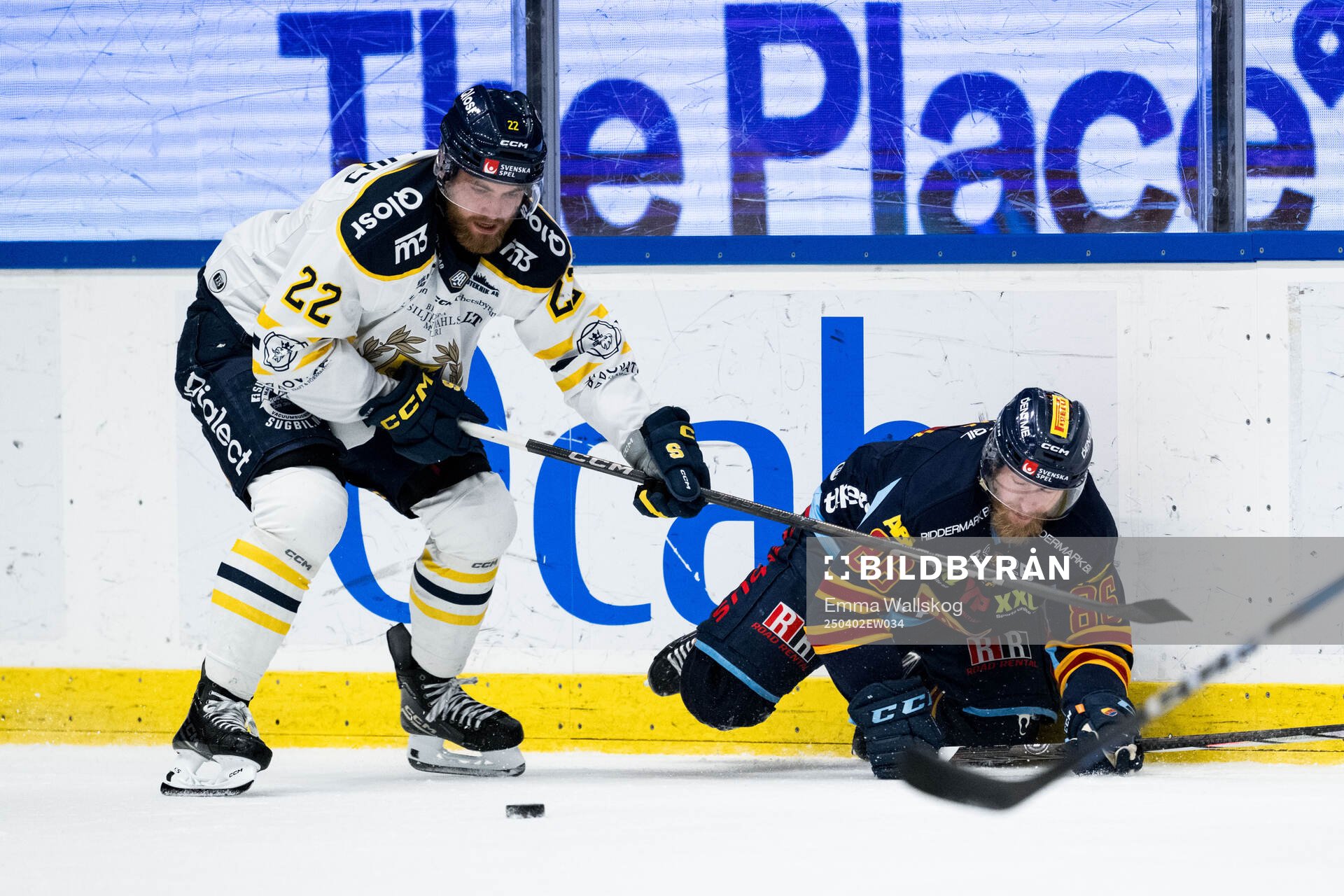 Södertäljes Jacob Bjerselius och Djurgårdens Linus Klasen