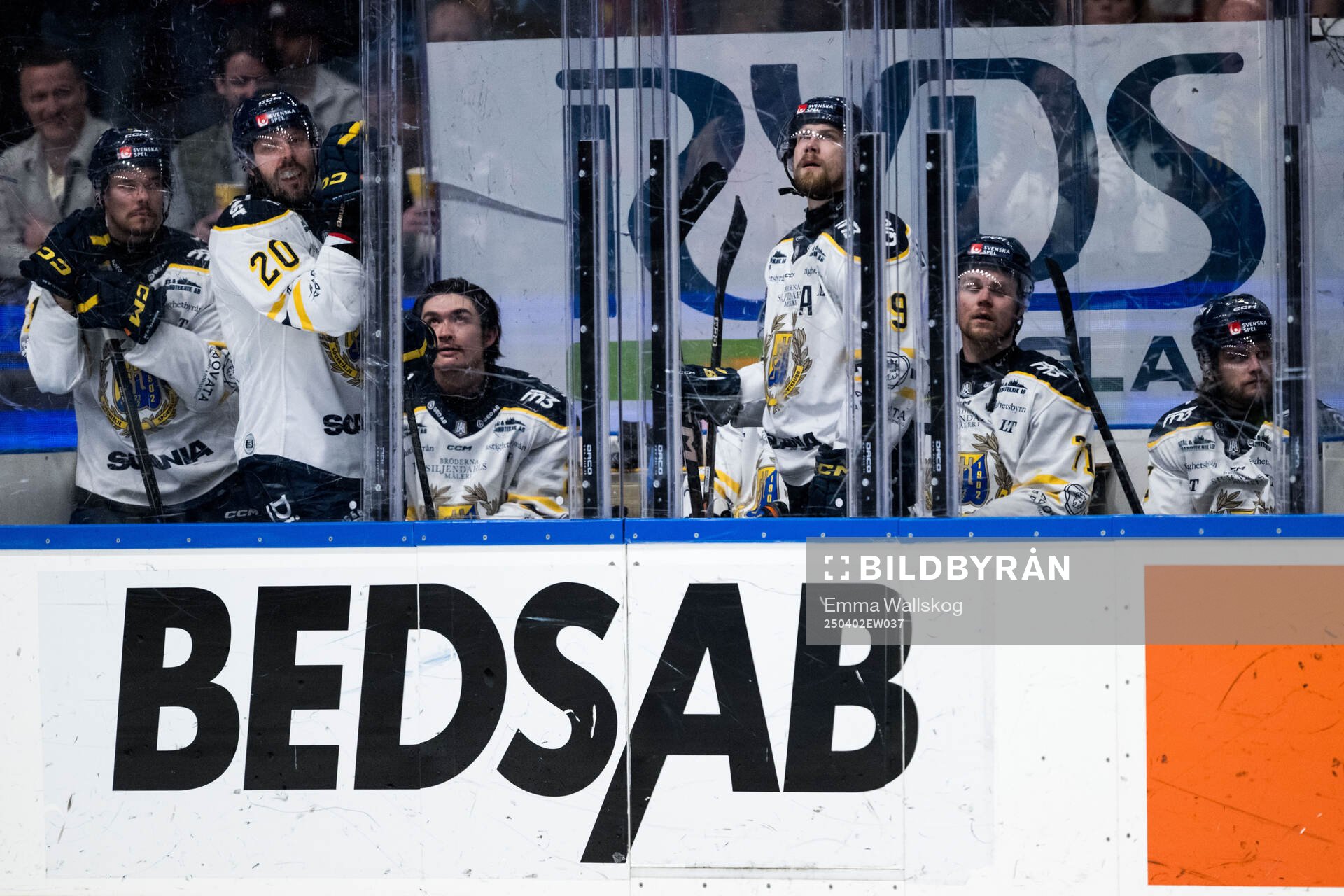 Södertäljes Marcus Eriksson, Evan Weinger, Hampus