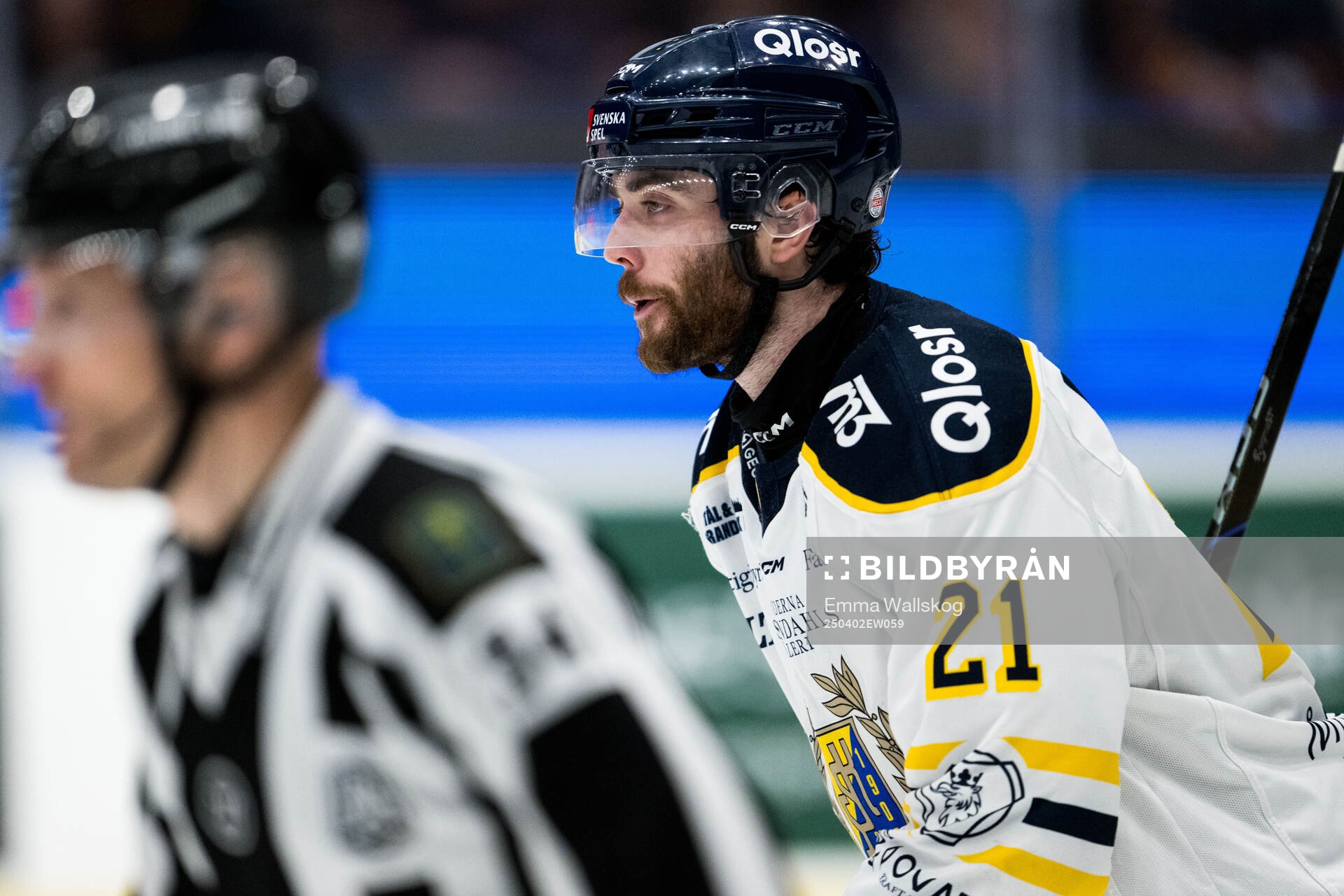 Södertäljes Nolan Stevens jublar