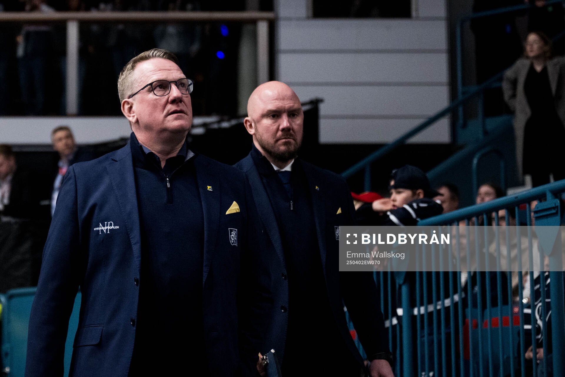 Södertäljes tränare Magnus Bogren och assisterande