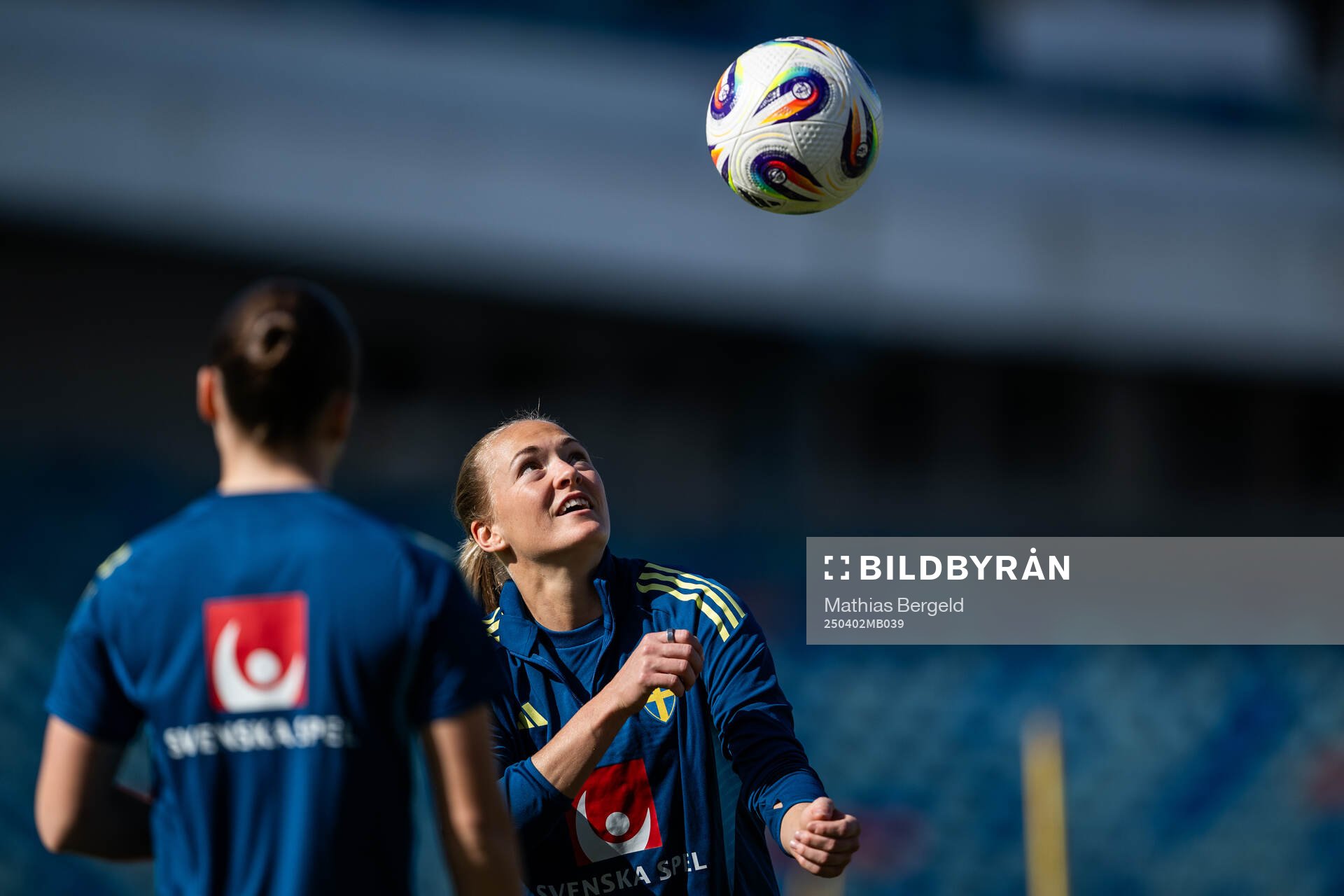 Football, Women's Nations League, Sweden, Training 250402