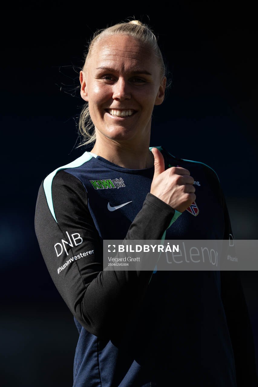 Maria Thorisdottir of the Norwegian women's national