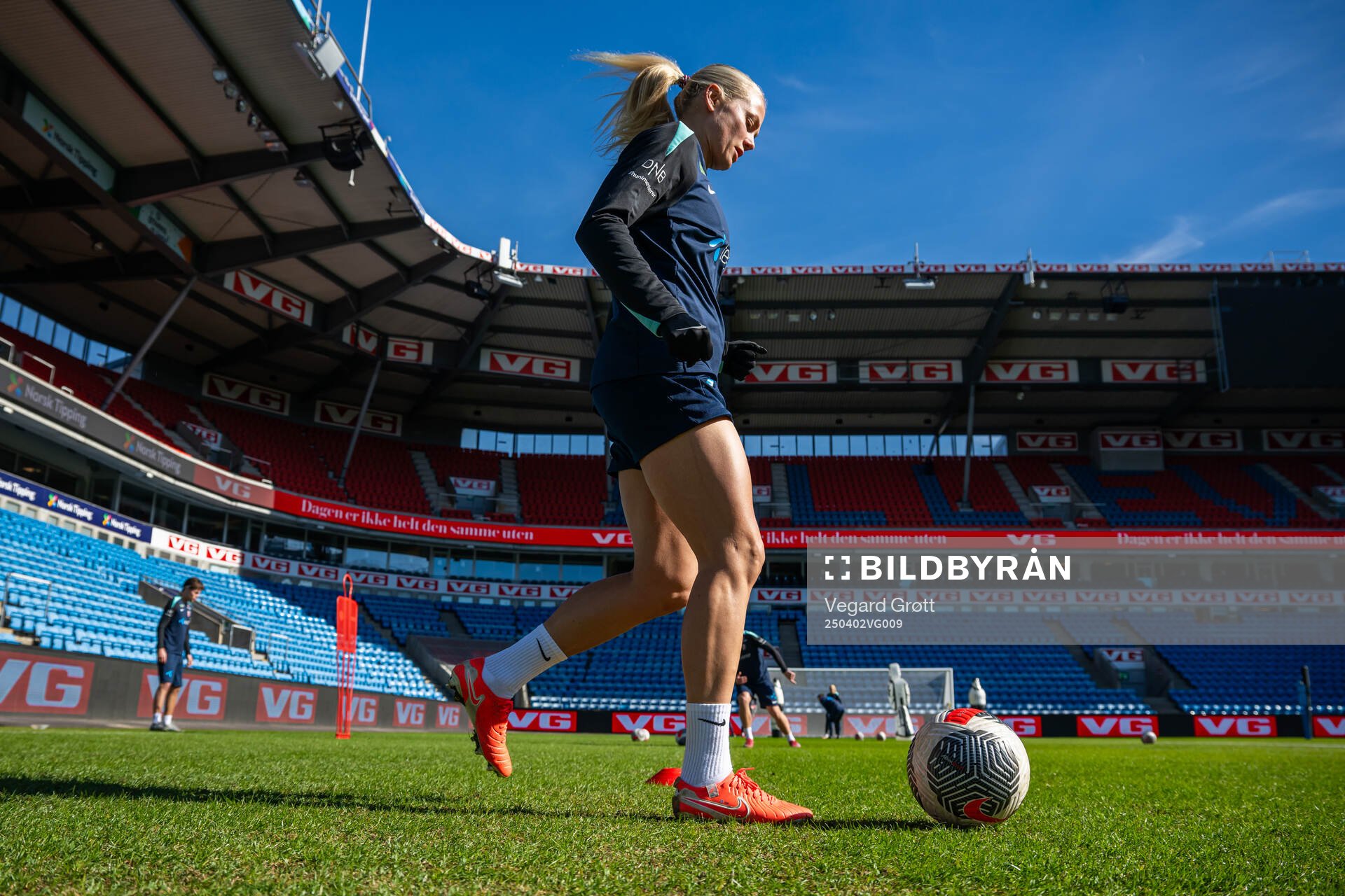 Guro Bergsvand of the Norwegian women's national football