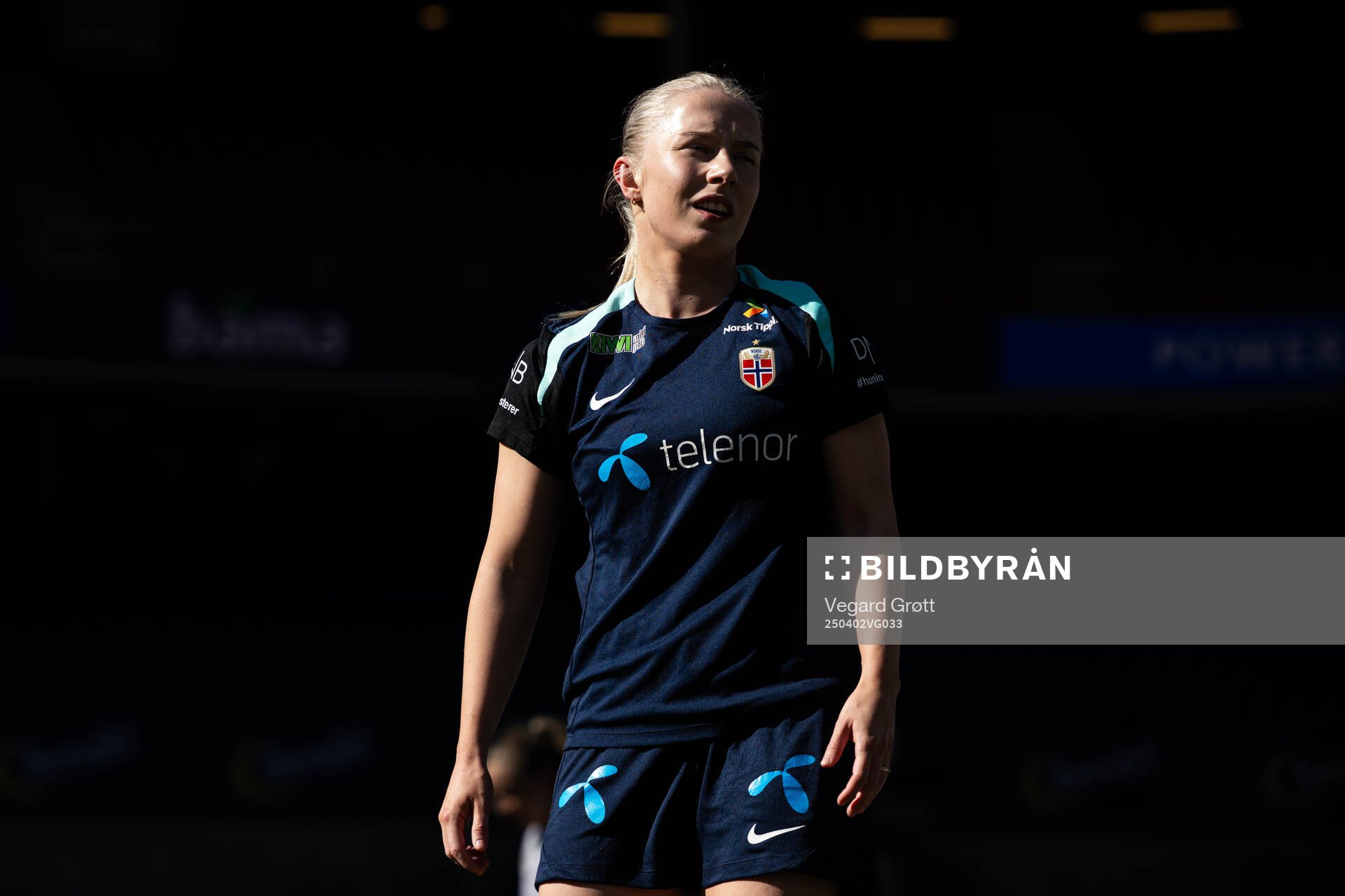 Thea Bjelde of the Norwegian women's national football team