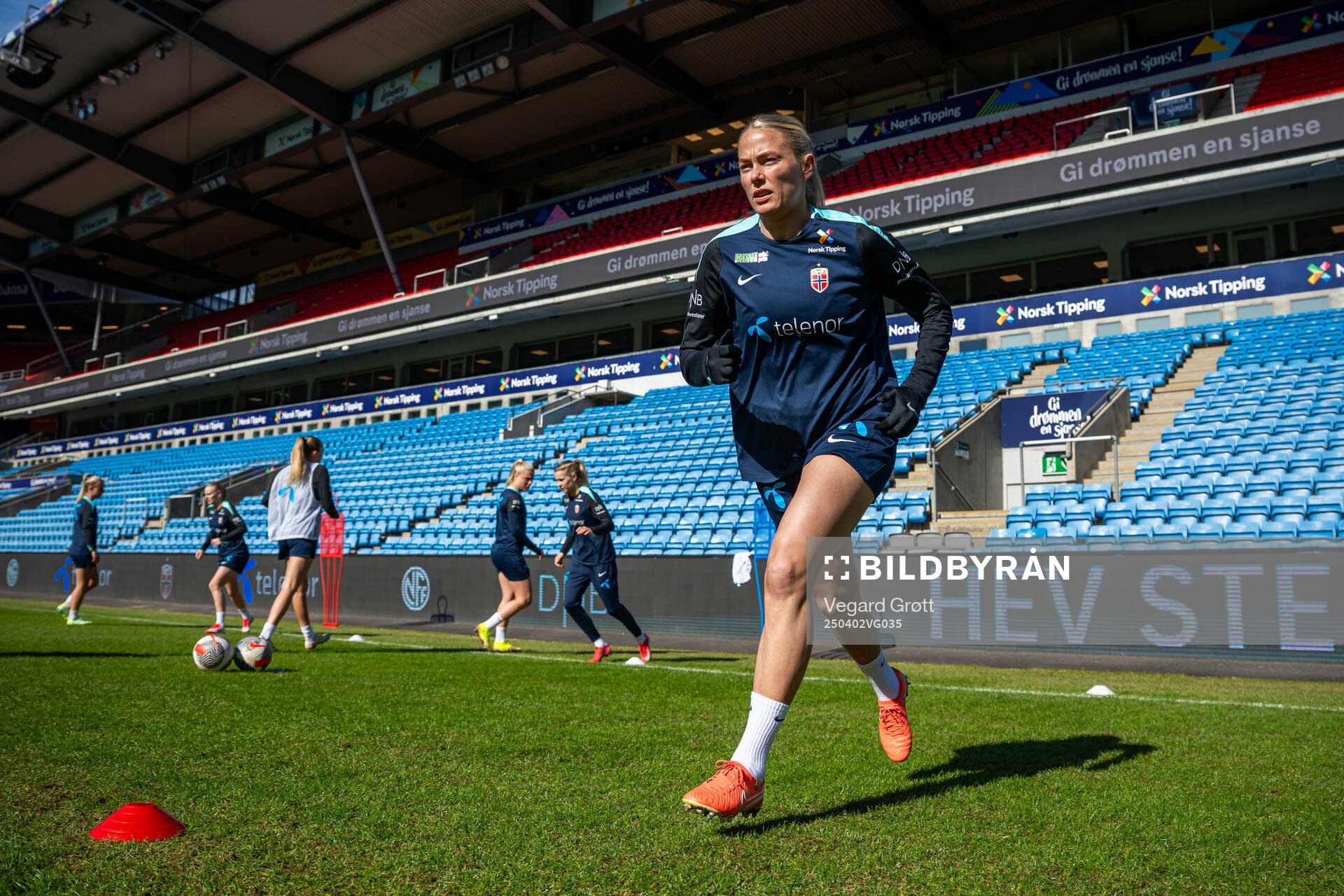 Guro Bergsvand of the Norwegian women's national football