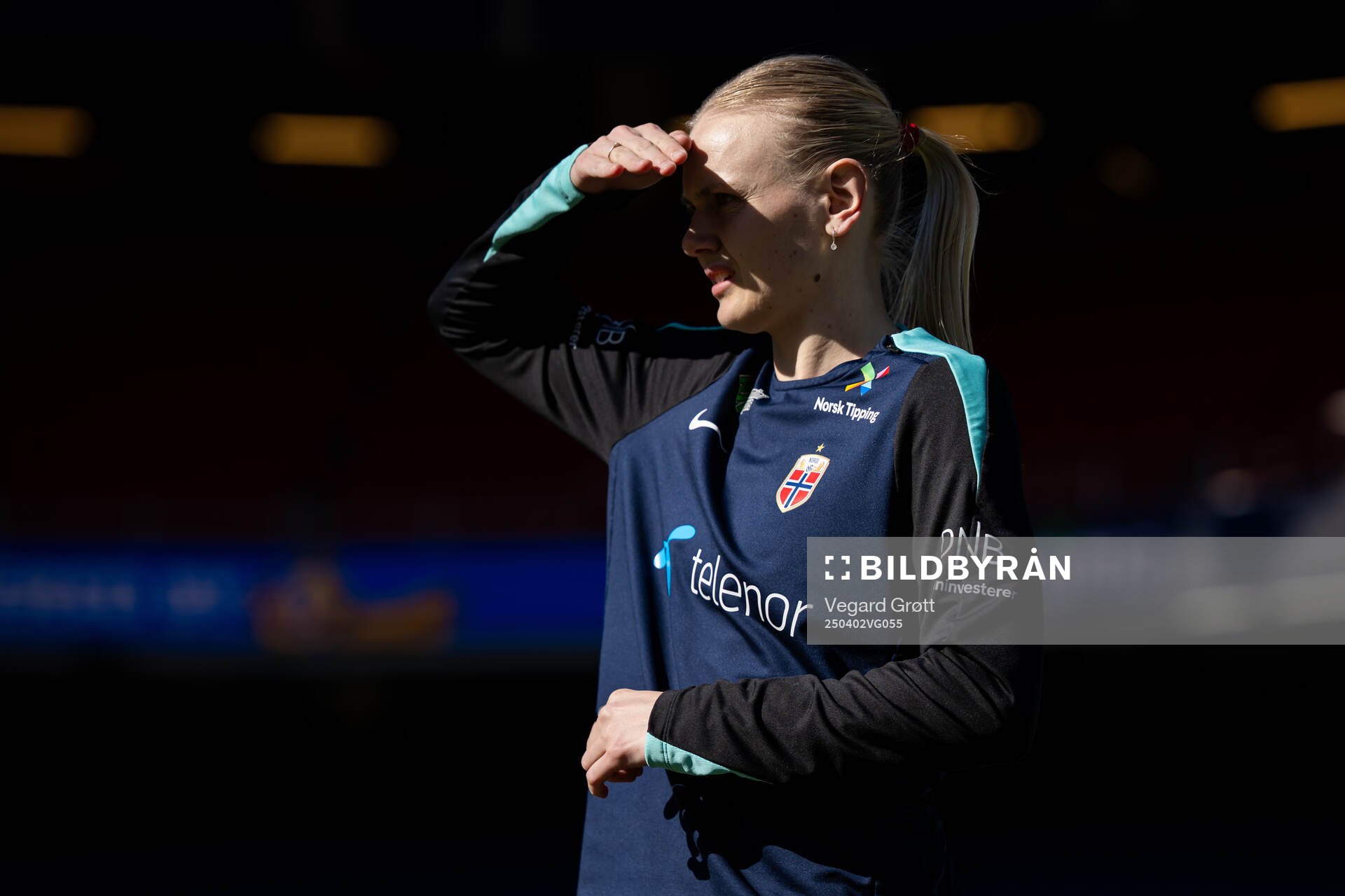 Karina Sævik of the Norwegian women's national football