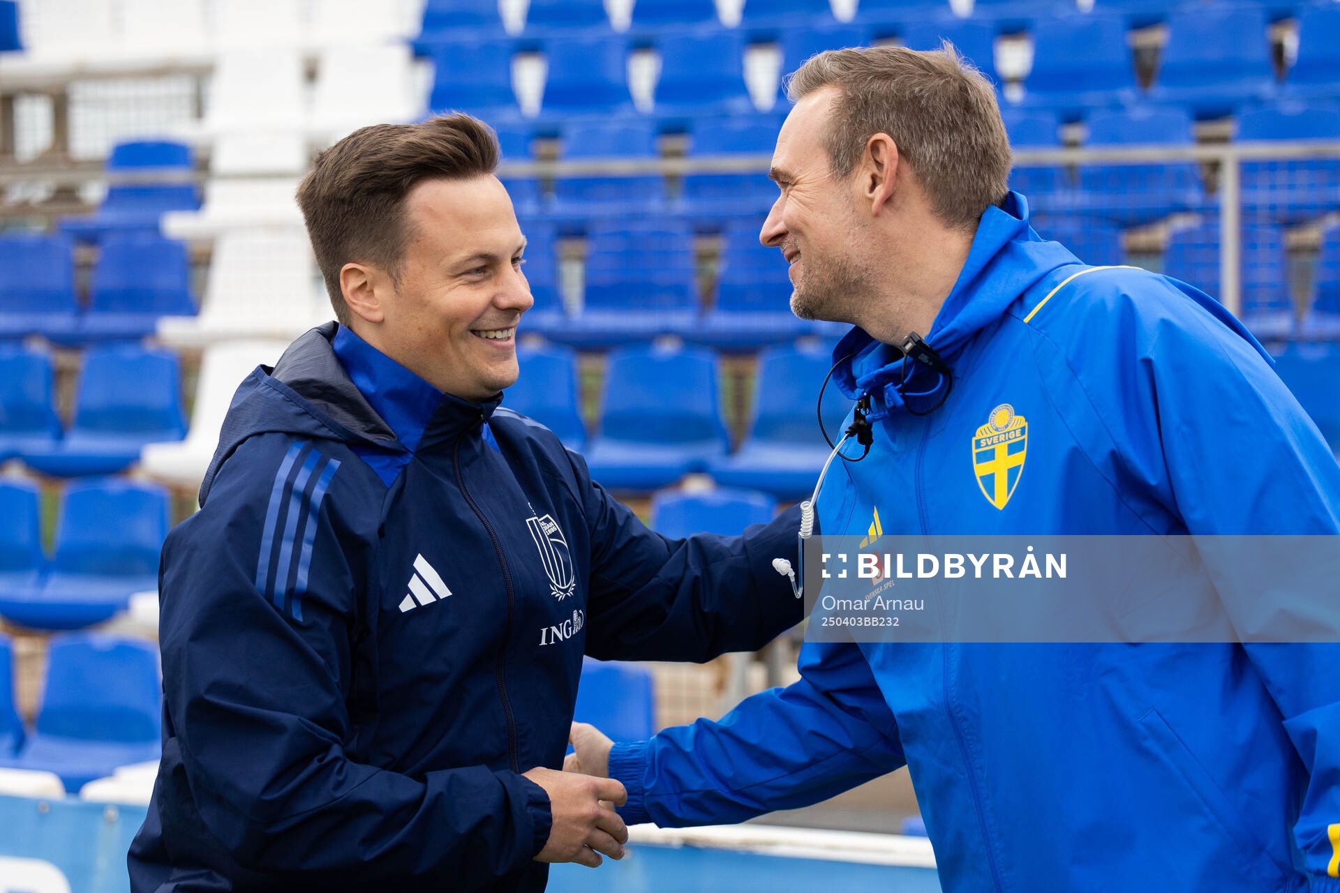 Head coach Martin Qvarmans Möller of Sweden