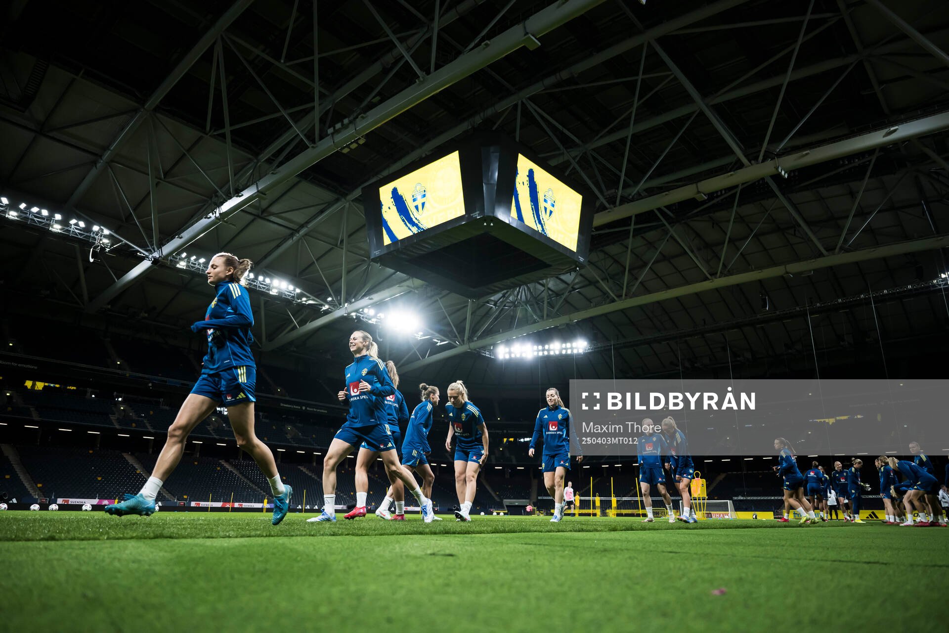 Nathalie Björn and Amanda Ilestedt of the Swedish women's