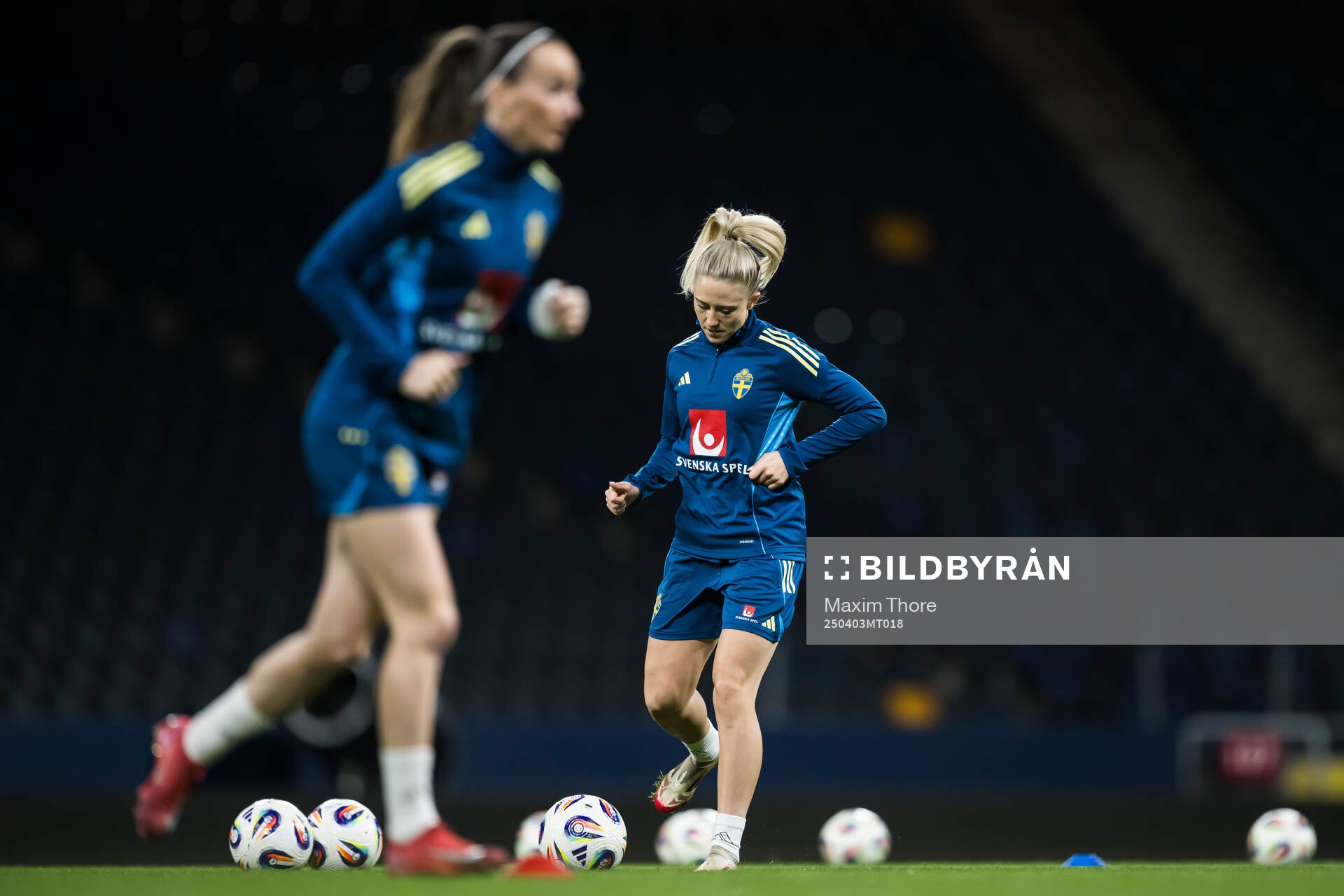 Rebecka Blomqvist of the Swedish women's national football